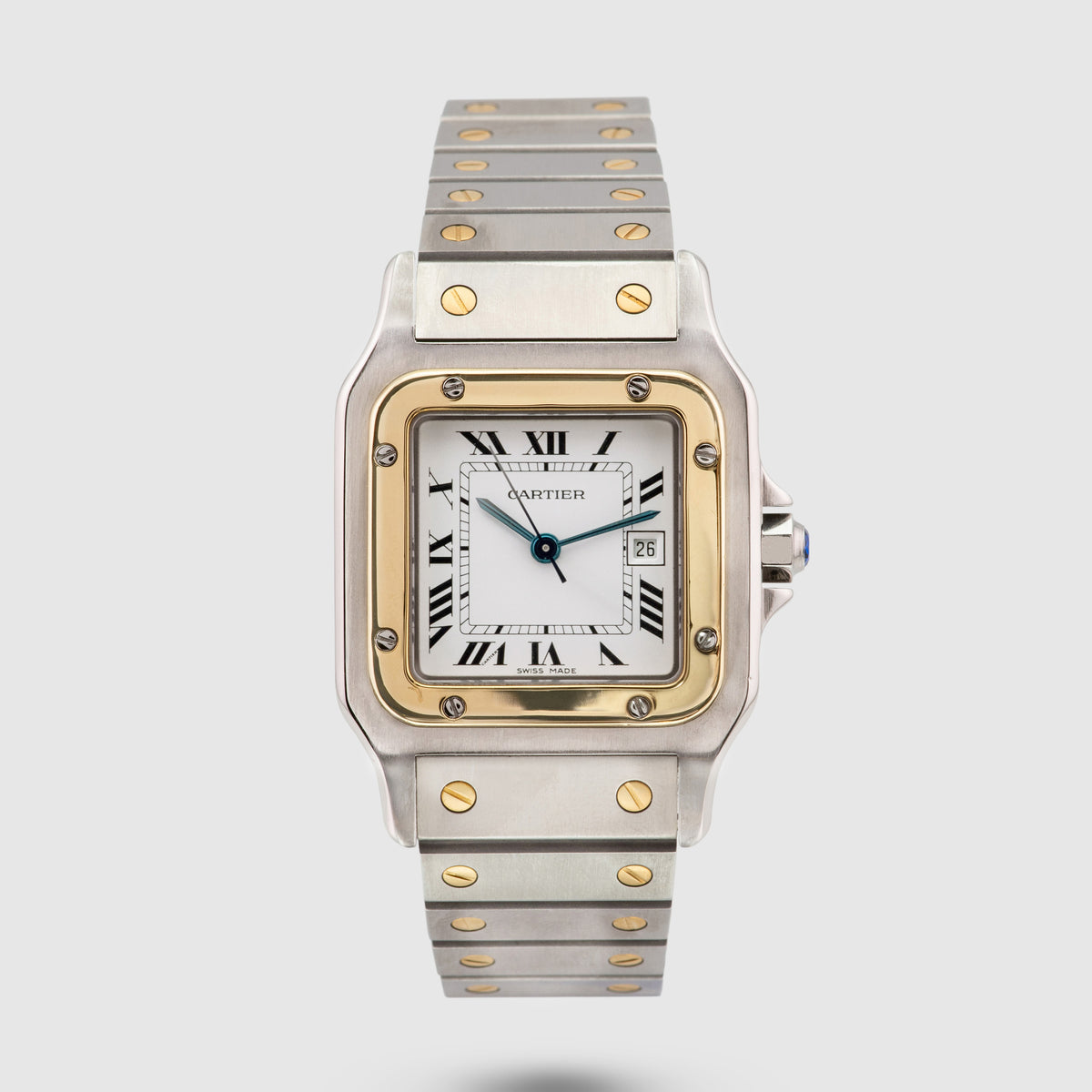 1980's Cartier Santos St/G Ref. 2961 (with Box)