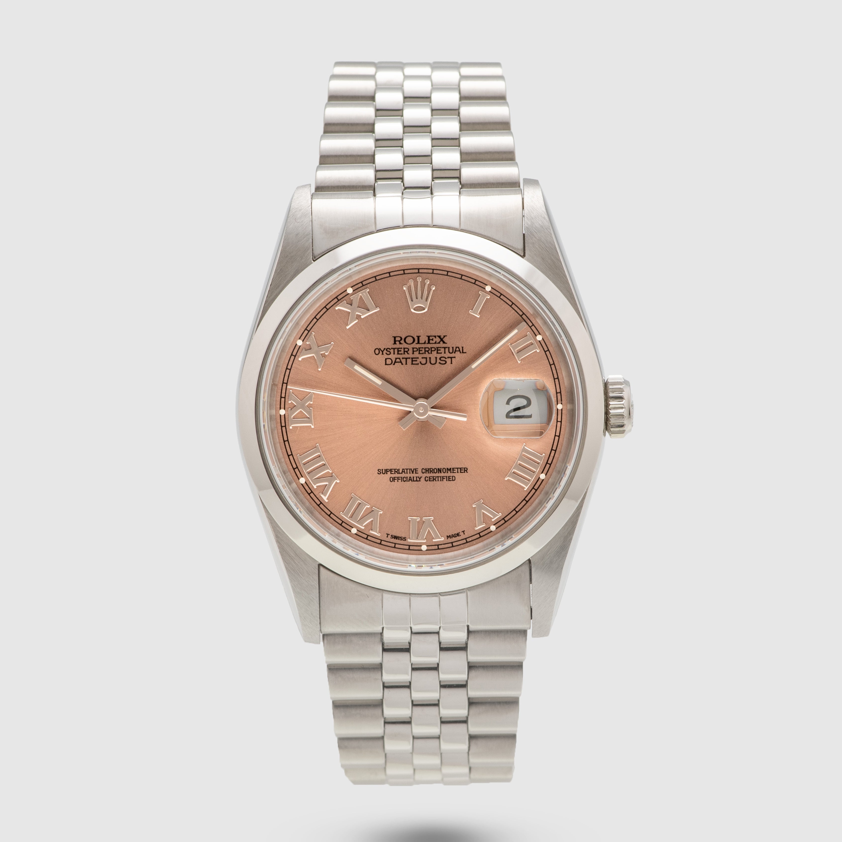 1995 Rolex Datejust Salmon Dial Ref. 16200