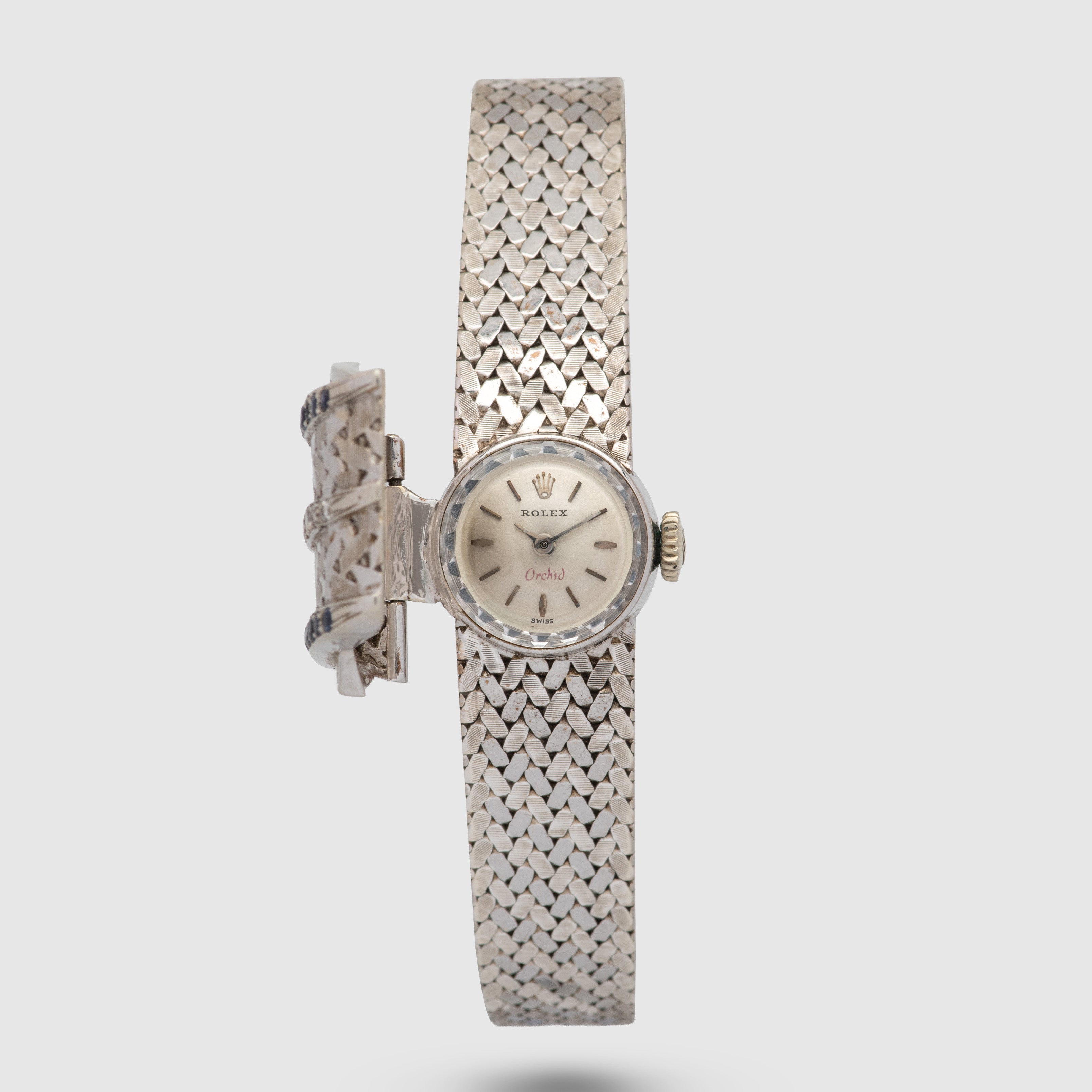 1966 Rolex Orchid White Gold Diamond & Sapphire Ref. 2220