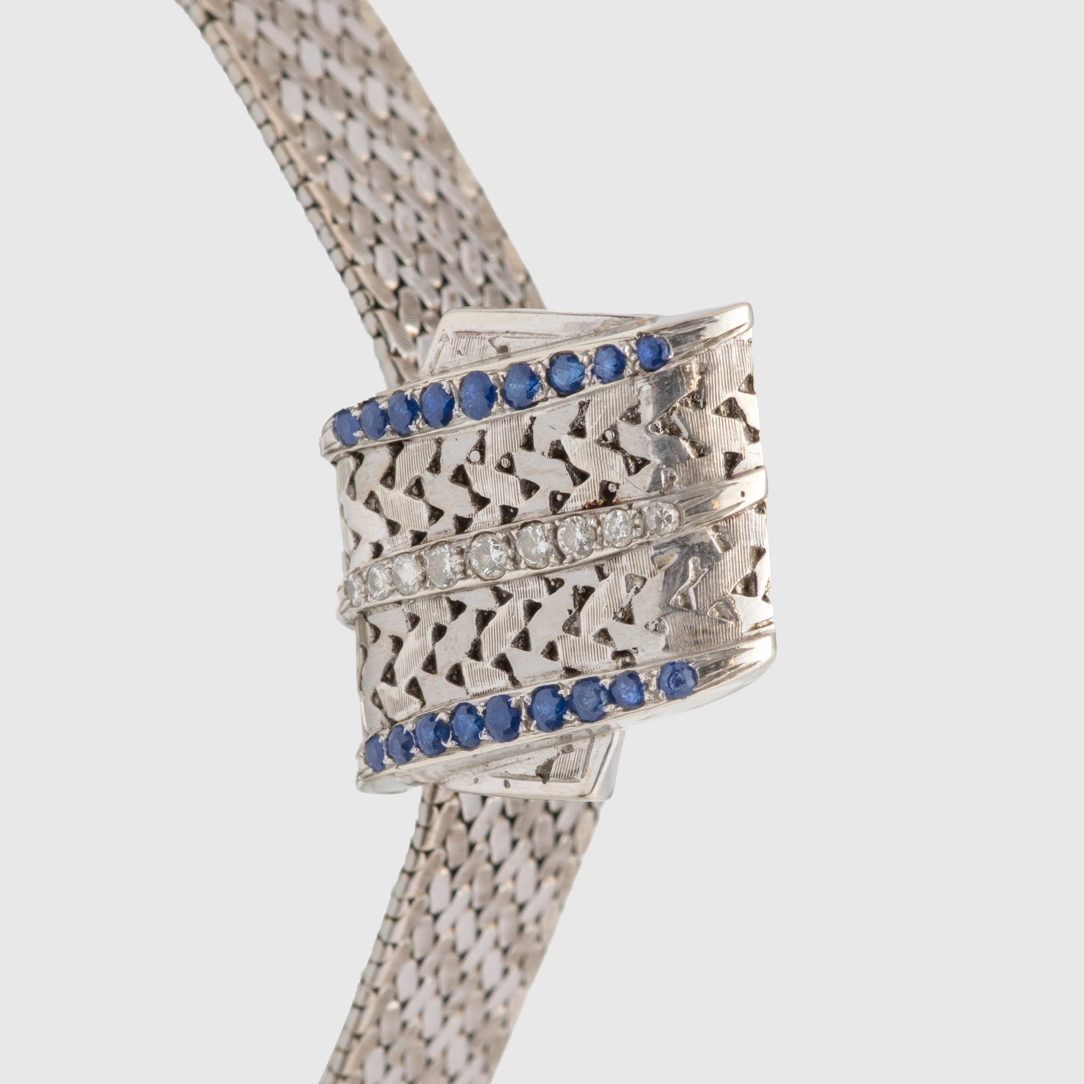 1966 Rolex Orchid White Gold Diamond & Sapphire Ref. 2220