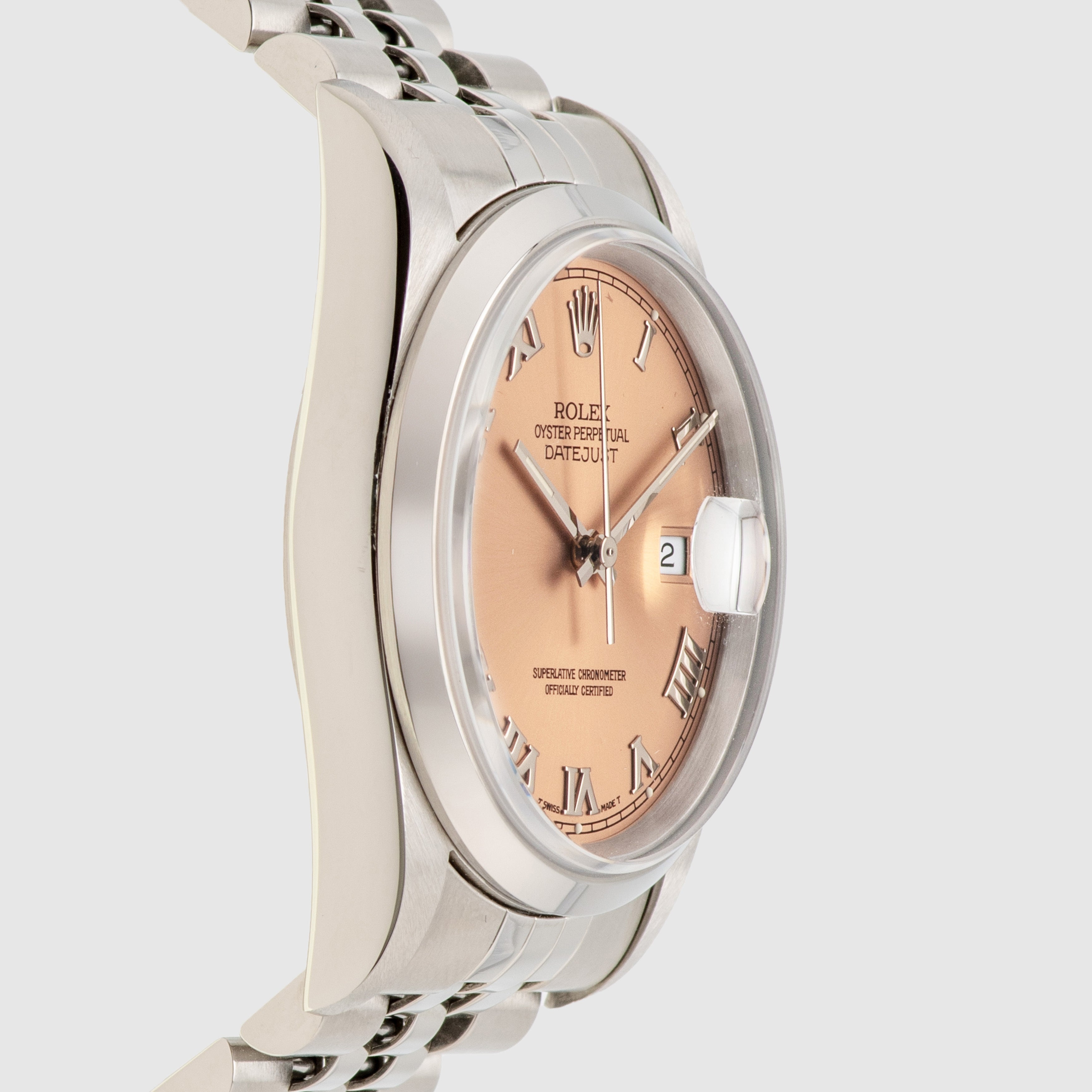 1995 Rolex Datejust Salmon Dial Ref. 16200