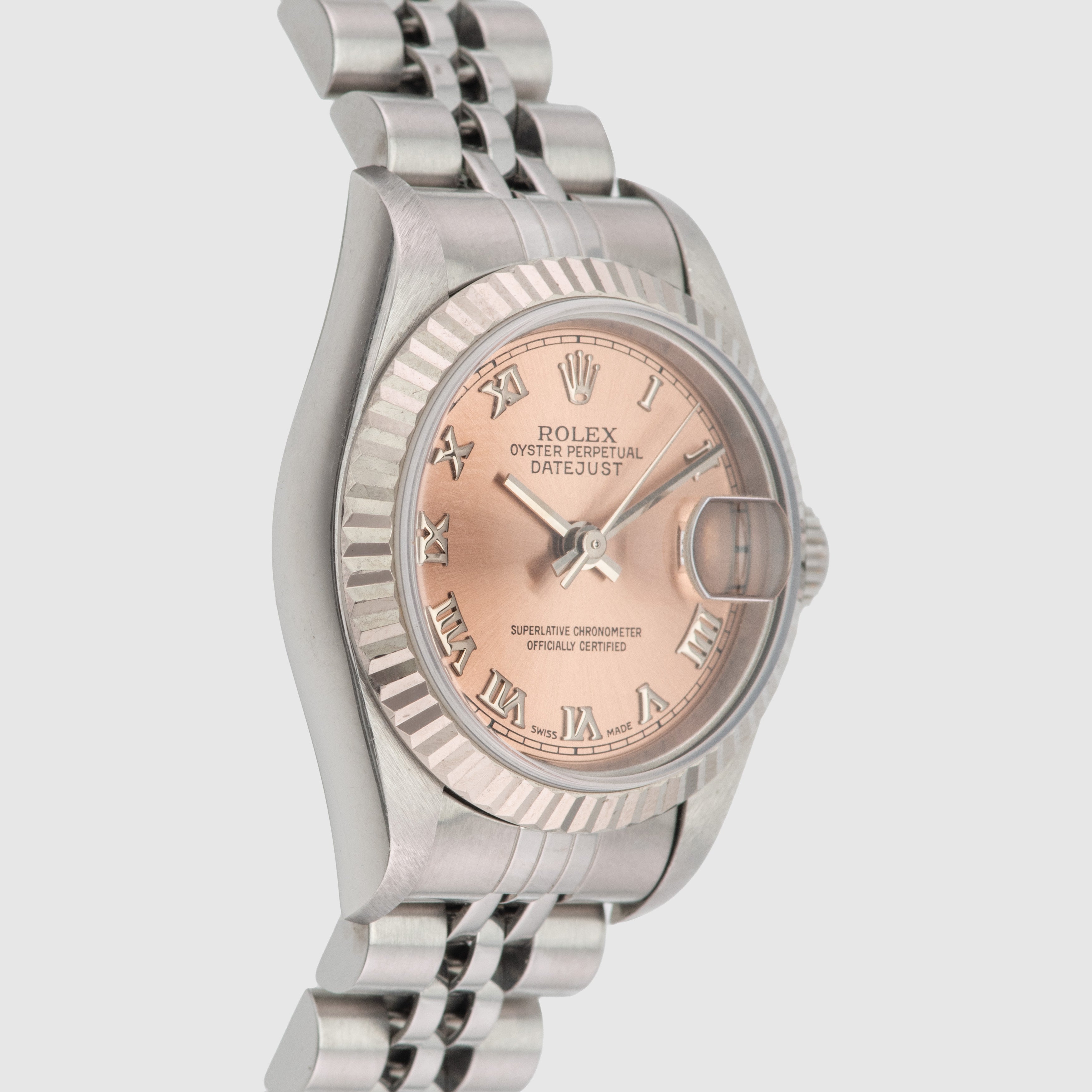 1997 Rolex Lady Datejust LNOS Salmon Dial Ref. 69174