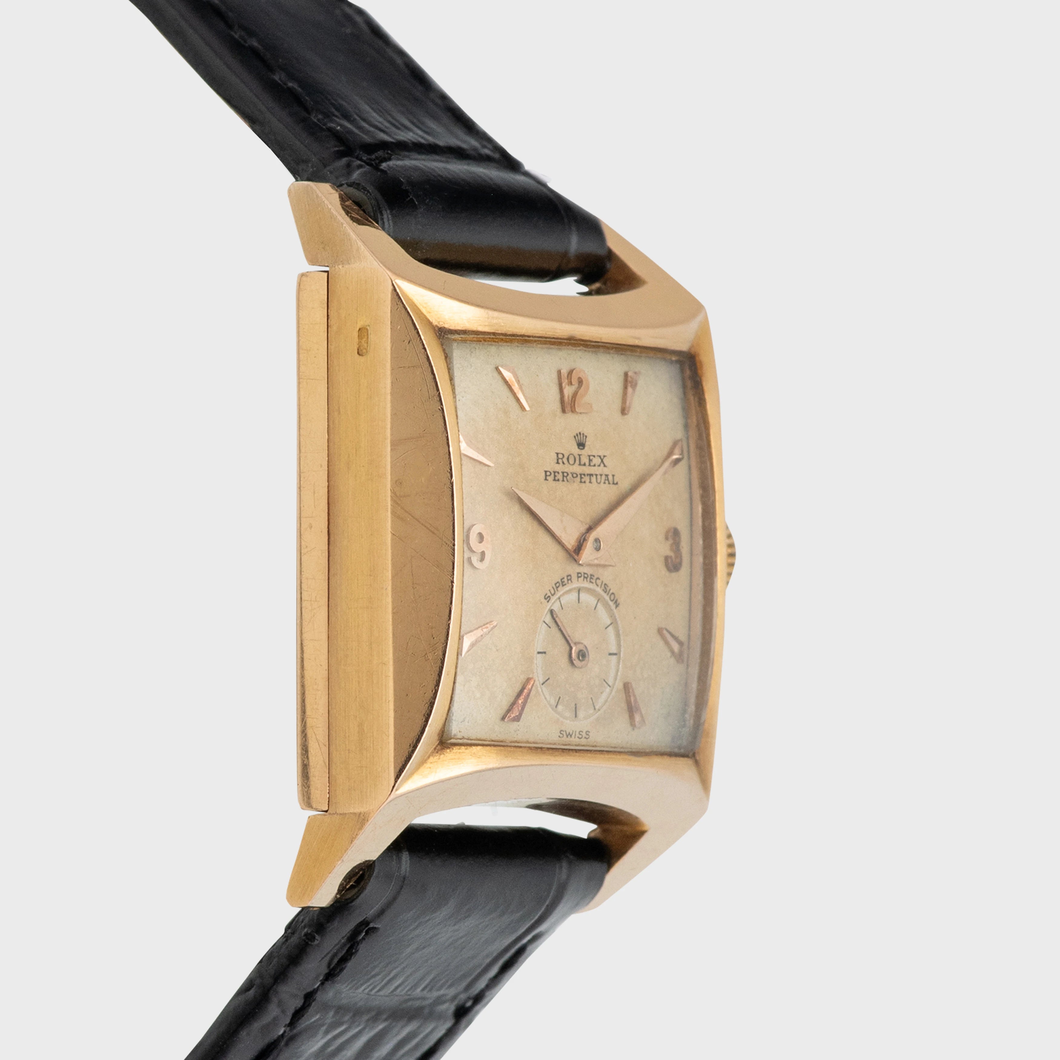 1953 Rolex Perpetual Carree Galbee 'Super Precision' Ref. 8126