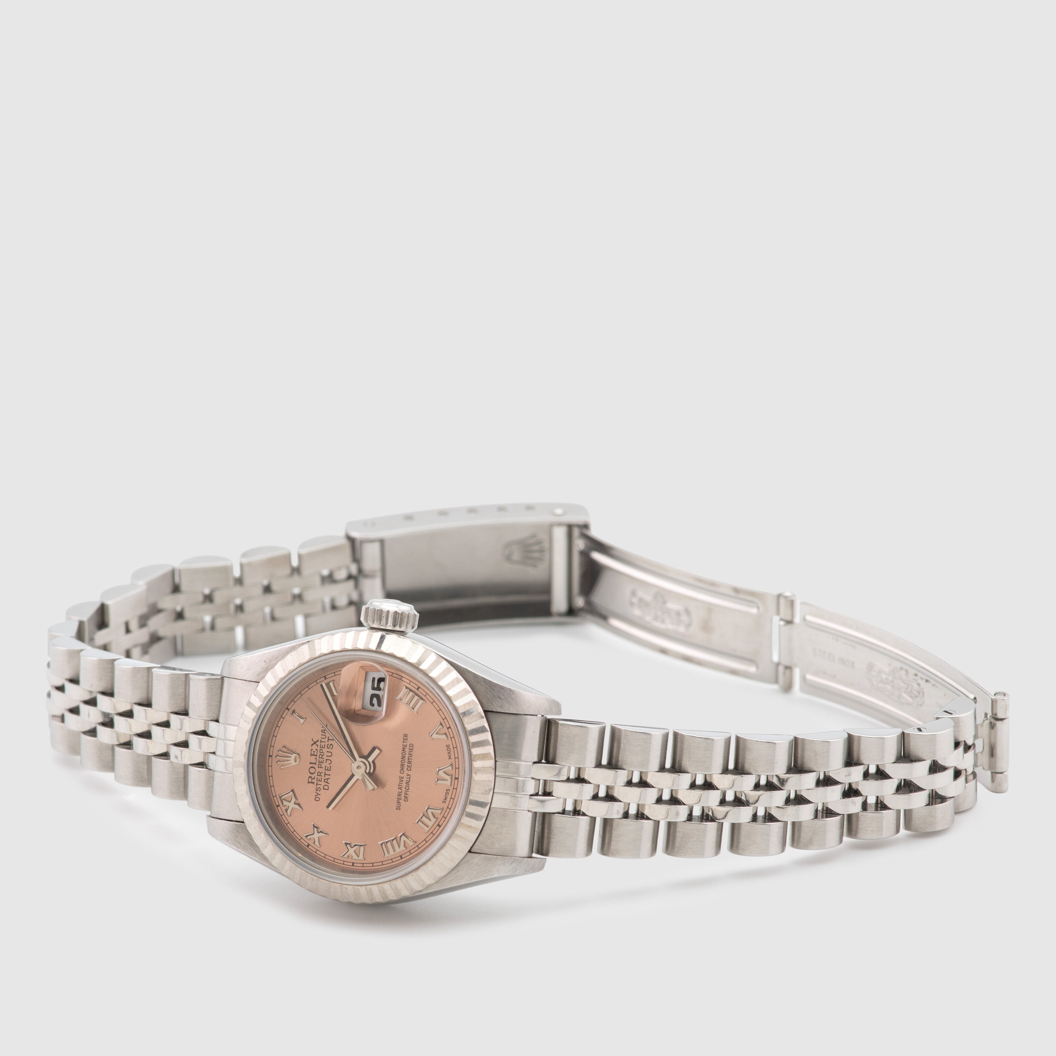 1997 Rolex Lady Datejust LNOS Salmon Dial Ref. 69174