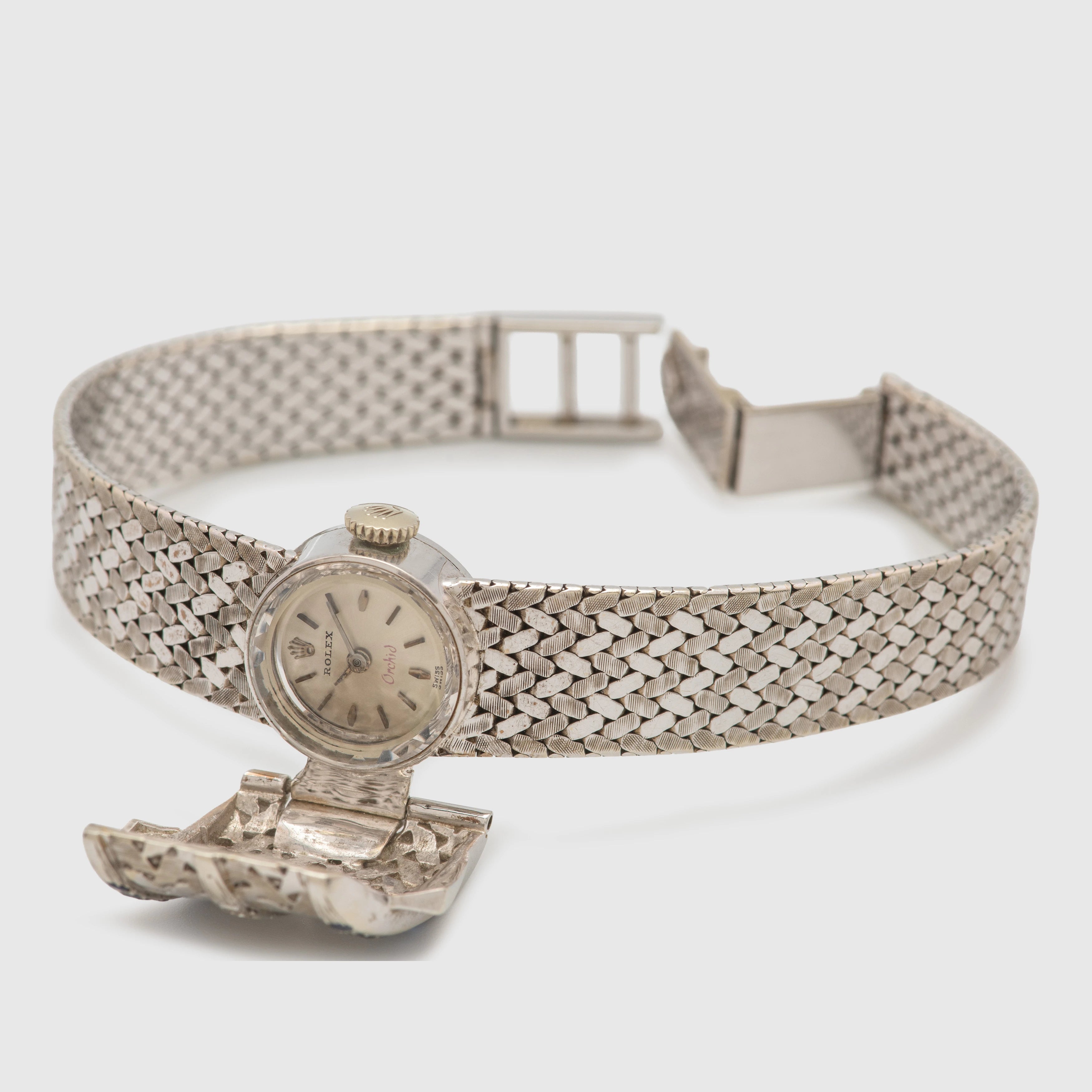 1966 Rolex Orchid White Gold Diamond & Sapphire Ref. 2220