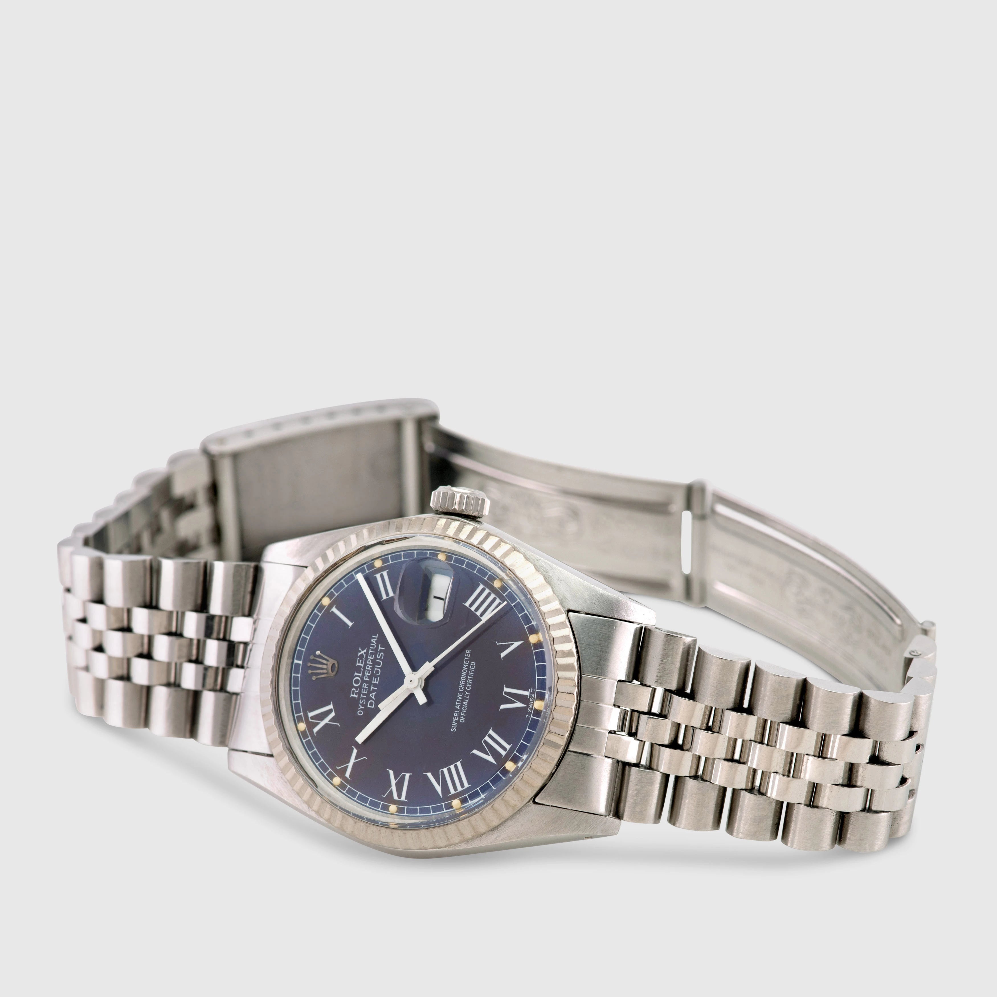 1983 Rolex Datejust Purple Buckley Dial Ref. 16014