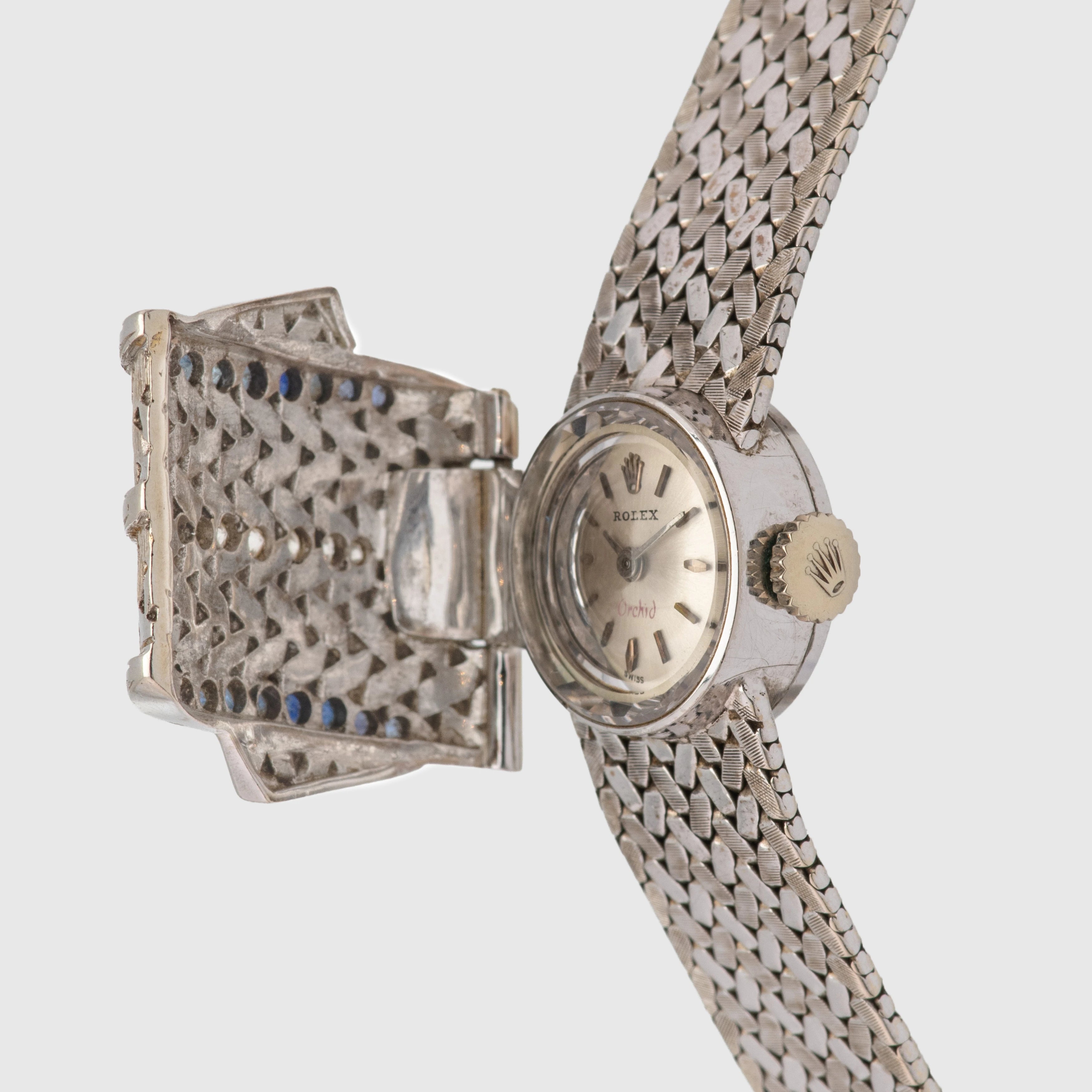 1966 Rolex Orchid White Gold Diamond & Sapphire Ref. 2220