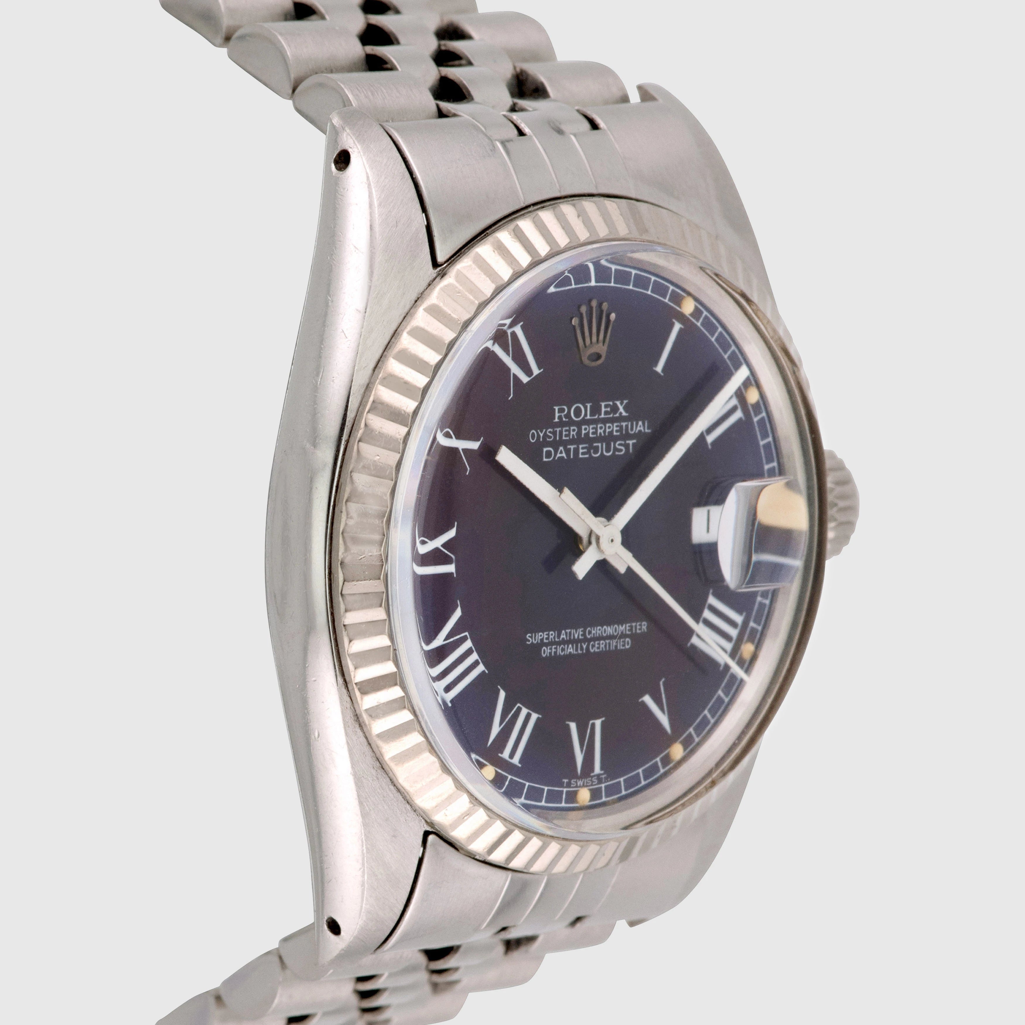 1983 Rolex Datejust Purple Buckley Dial Ref. 16014