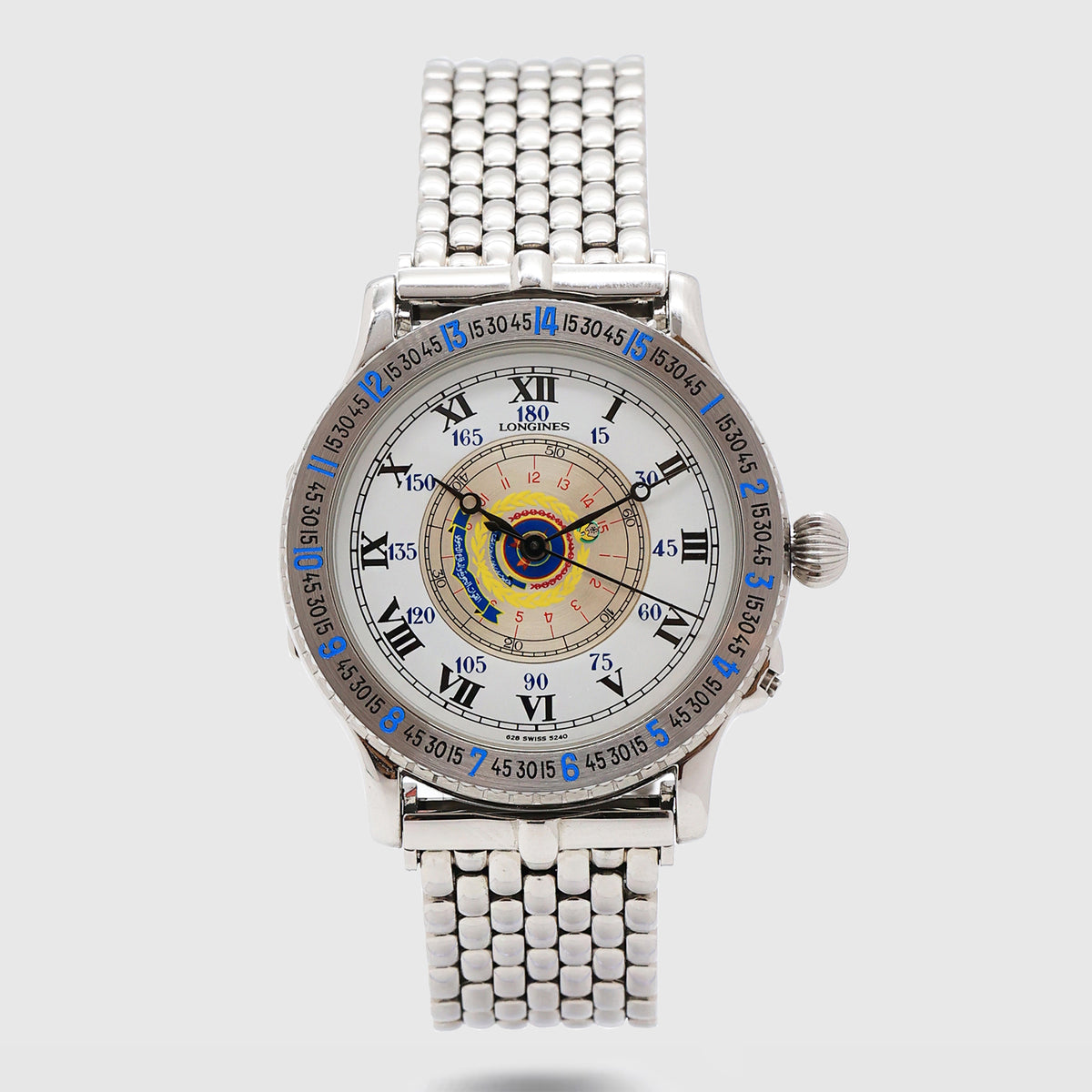 1989 Longines Hour Angle Watch UAE Air Force NOS (Full Set)