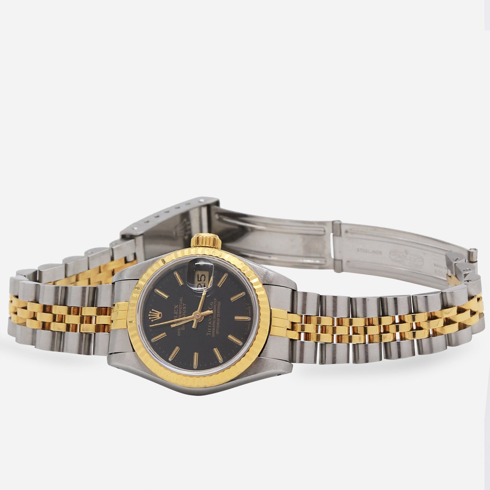 1987 Rolex Datejust Ladies St/G Tiffany & Co. Ref. 69173