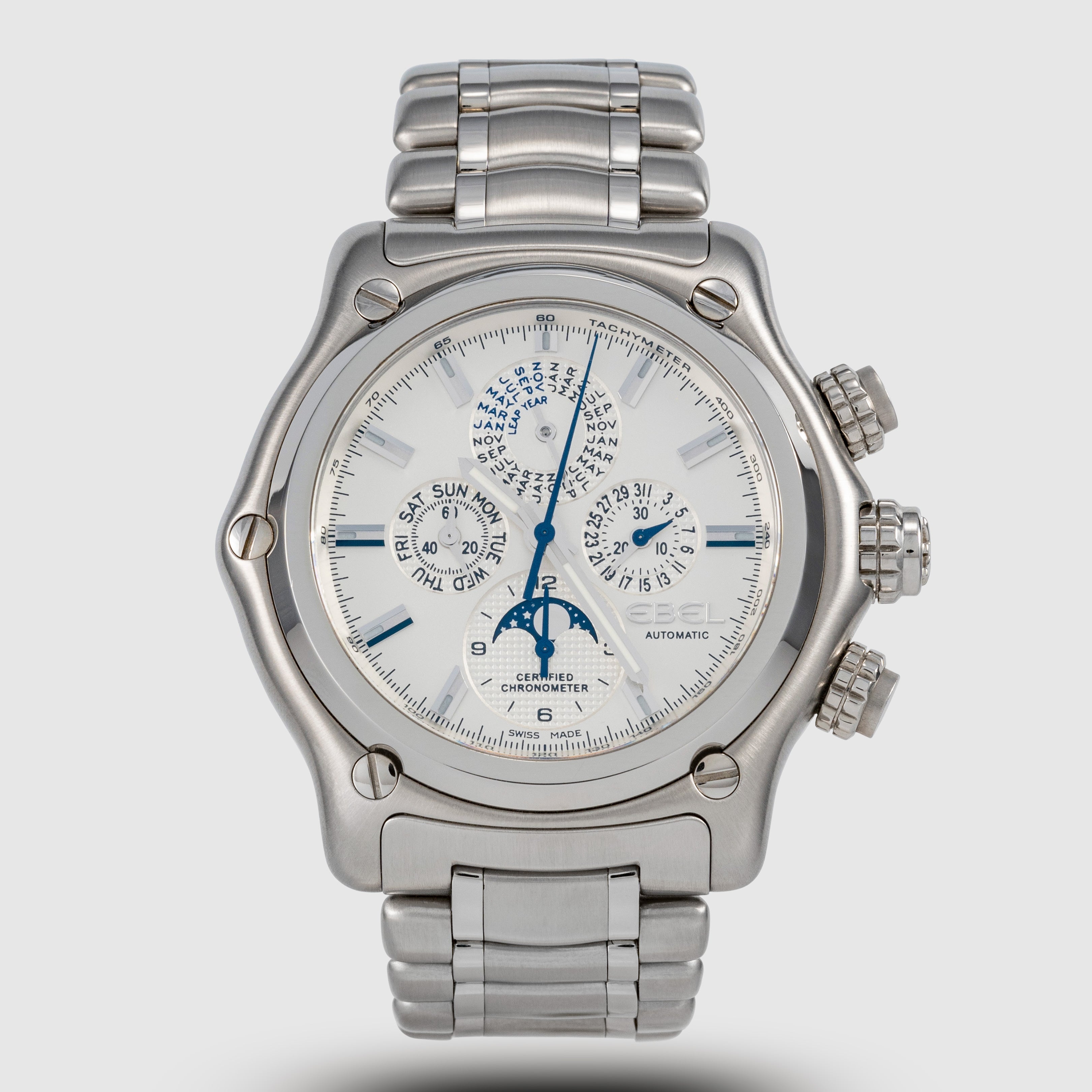 2006 Ebel 1911 Heritage Perpetual Calendar Chronograph Ref. 9288L70 (with Box & Papers)