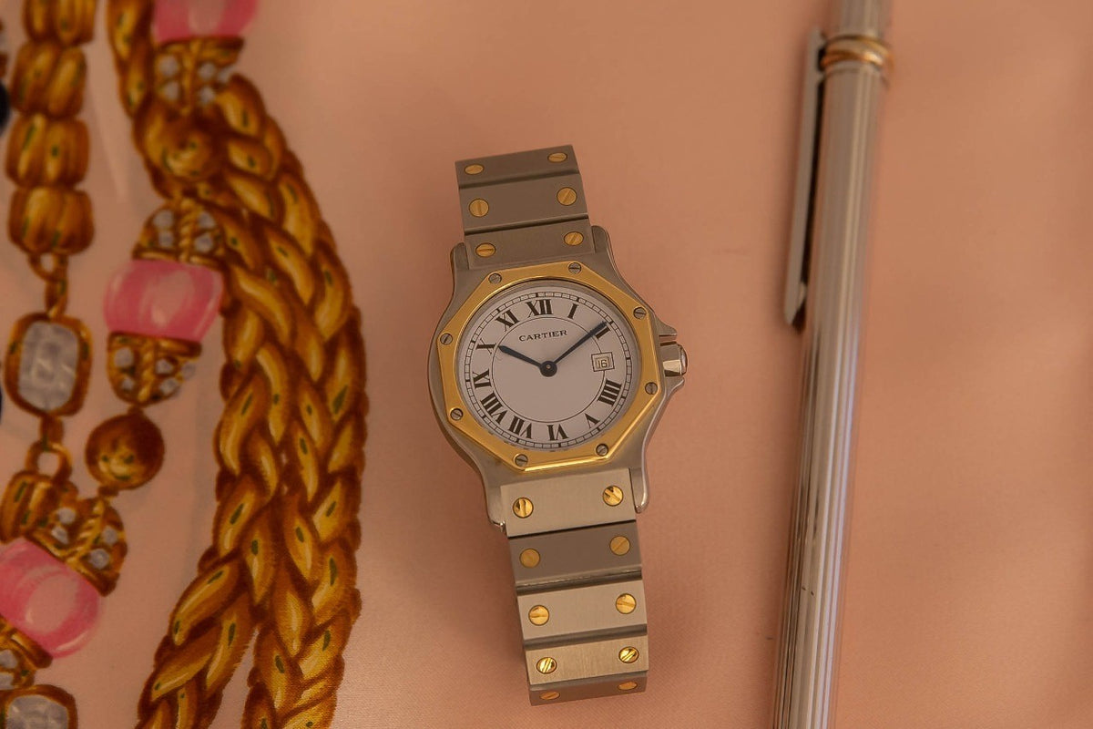 Cartier Santos Ladies Octo St/G