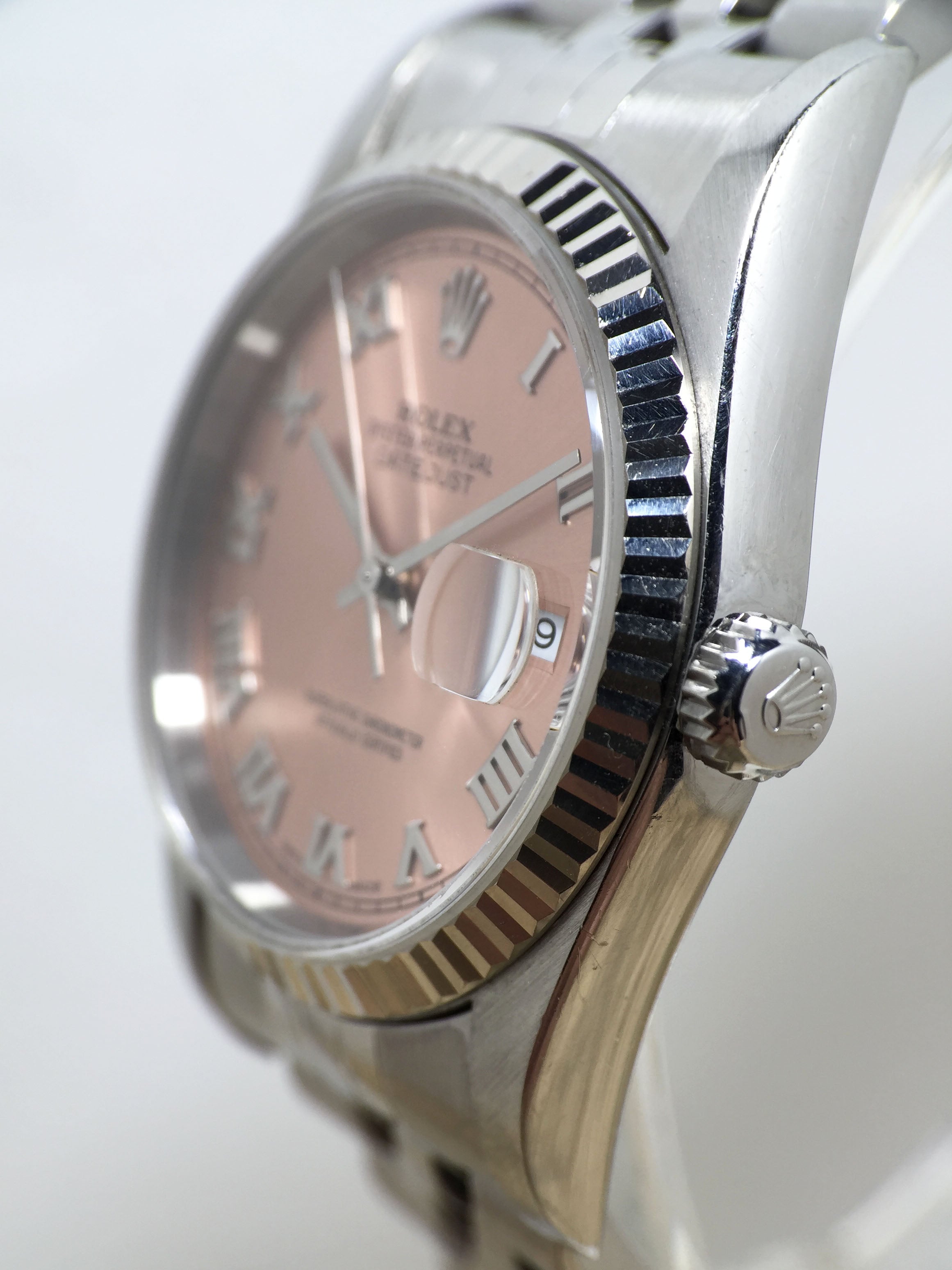 2003 Rolex Datejust St/WG Salmon Dial Ref. 16234