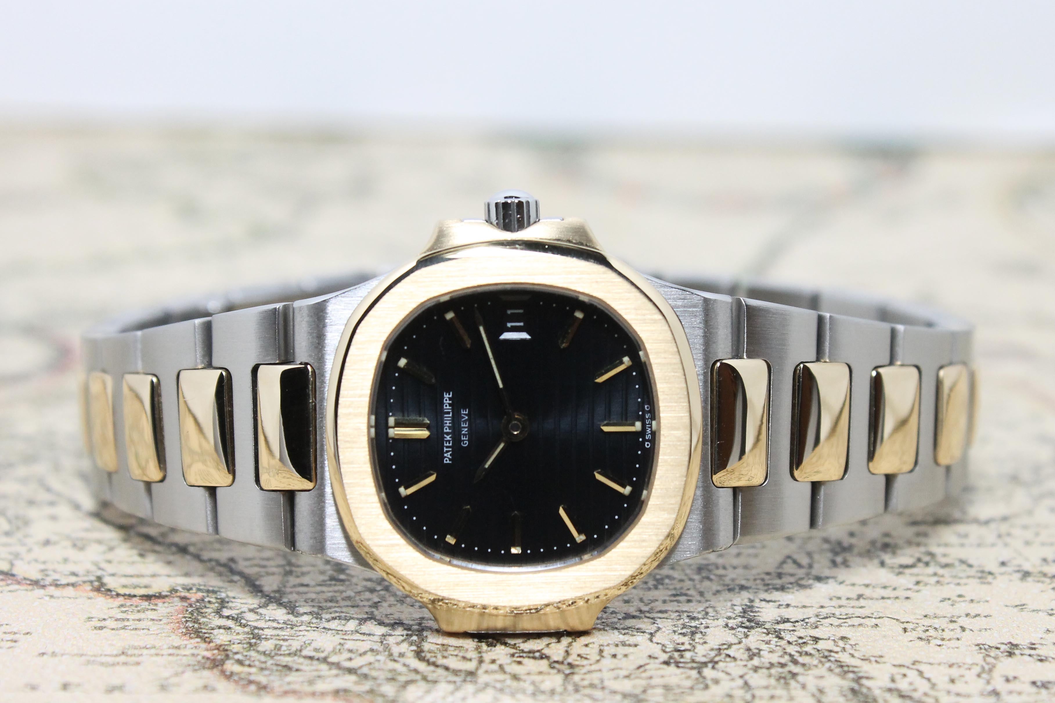 1981 Patek Philippe Nautilus Ladies St/G Ref. 4700 (with Orig. Certificate & Extract from Archives)