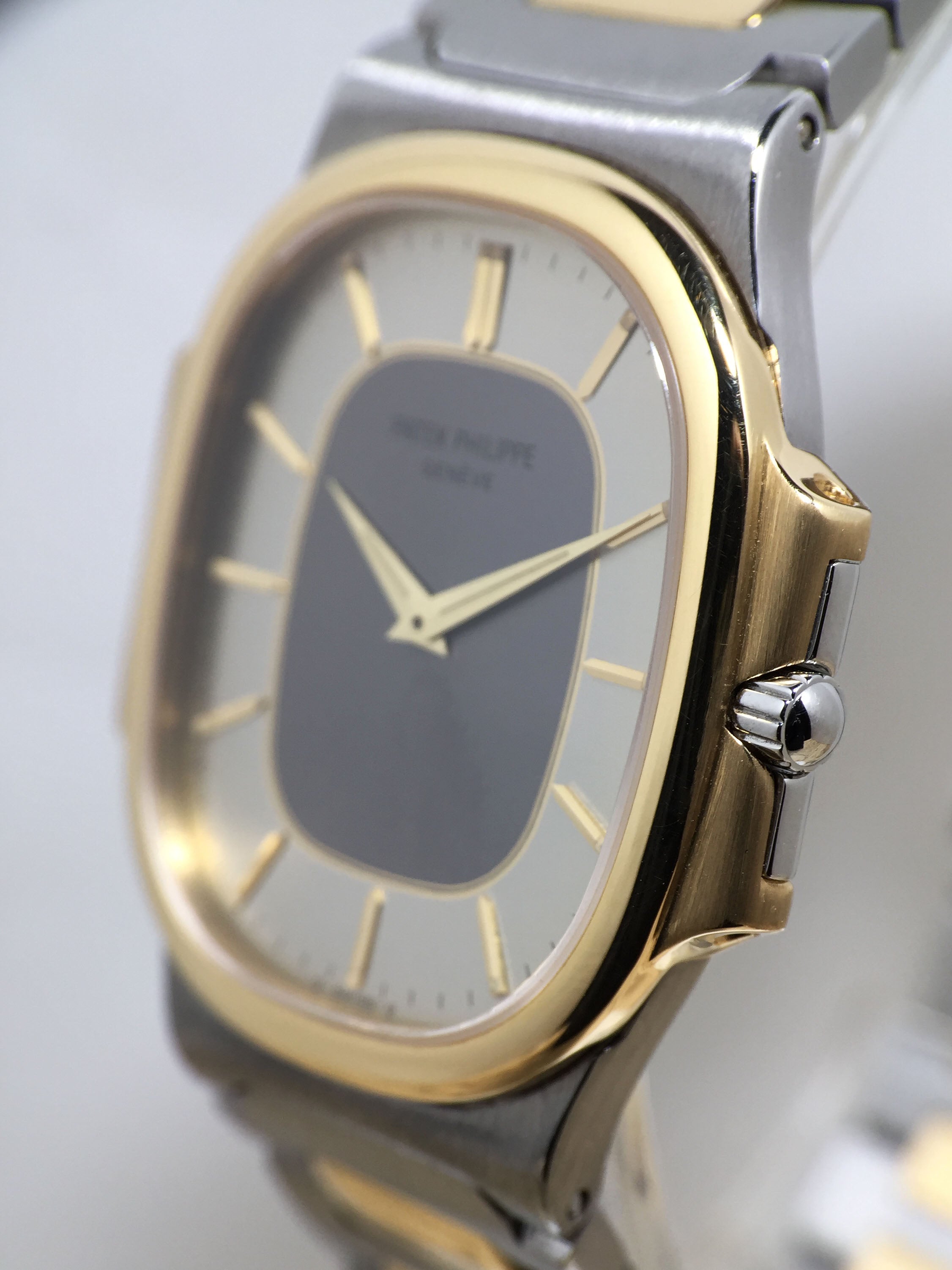 1980's Patek Philippe Nautillipse St/G Ref. 3770 (with Box and Service Papers)