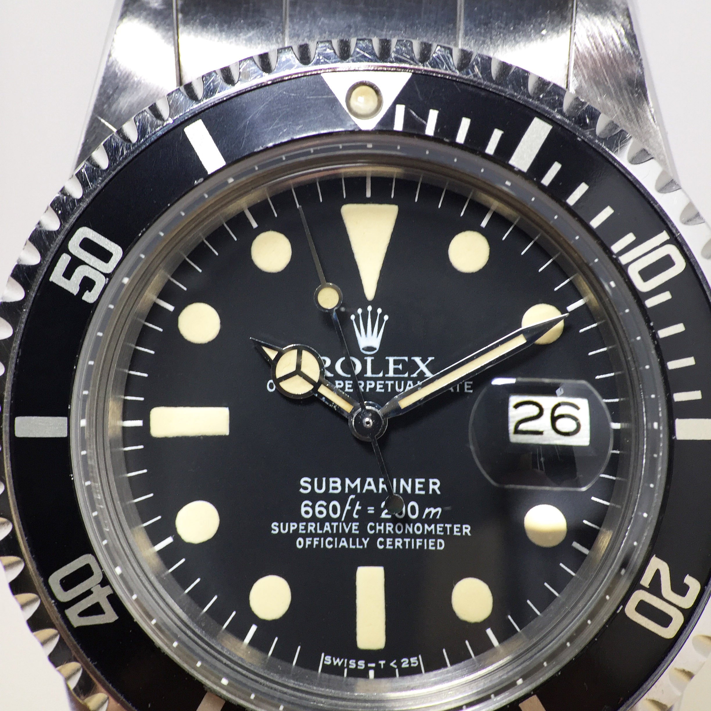 1978 Rolex Submariner MK1 Dial Ref. 1680 (with Service Paper from Rolliworks from 2019)