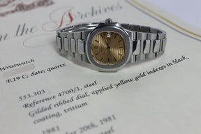 1981 Patek Philippe Nautilus Ladies Ref. 4700 (with Extract From Archives)