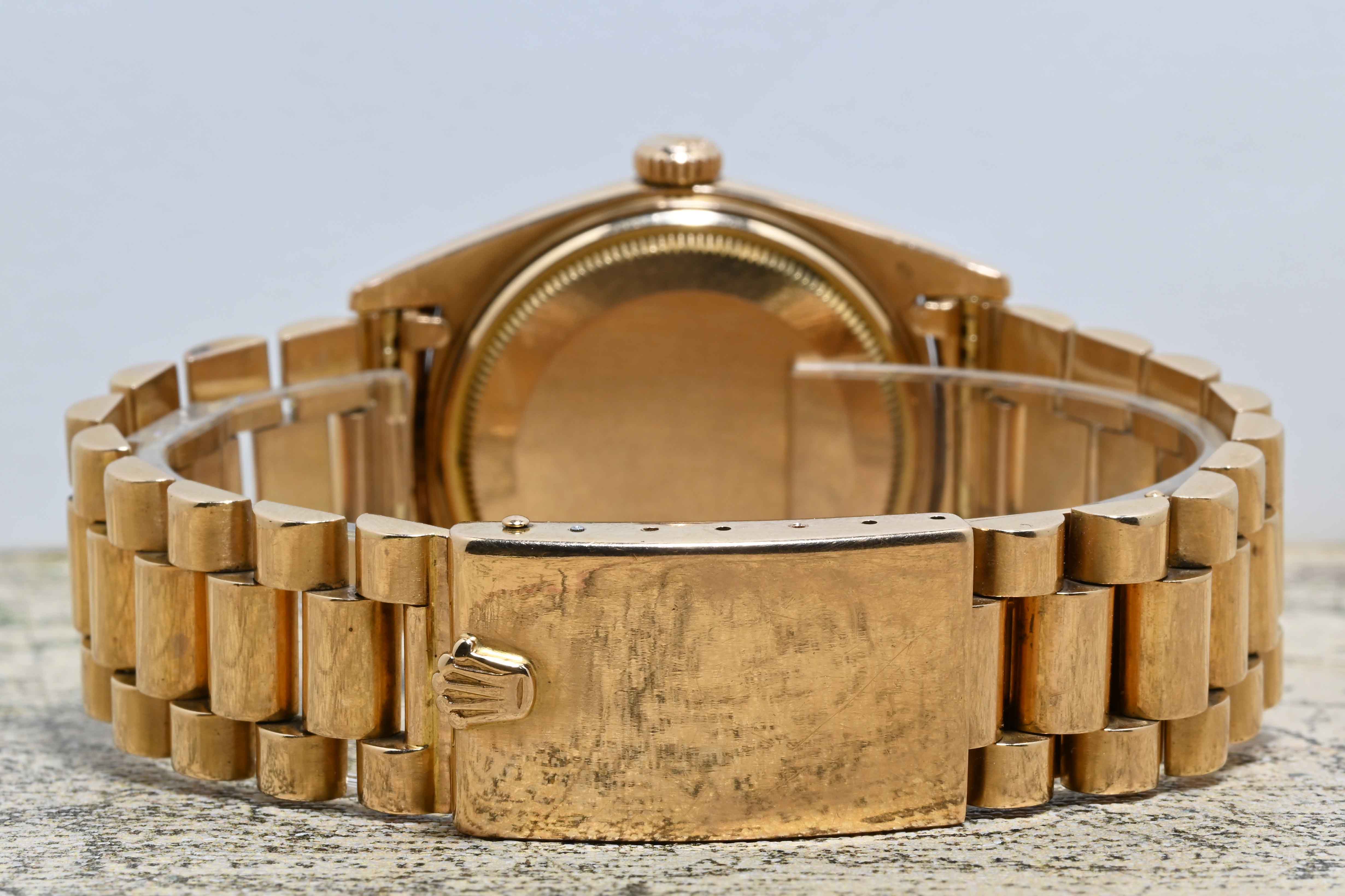 1964 Rolex Day Date Pink Gold Black Lacquer Dial Ref. 1803