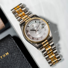 1993 Rolex Day Date Tridor Myriad Diamond Dial Ref. 18239B (with Papers & RSC)