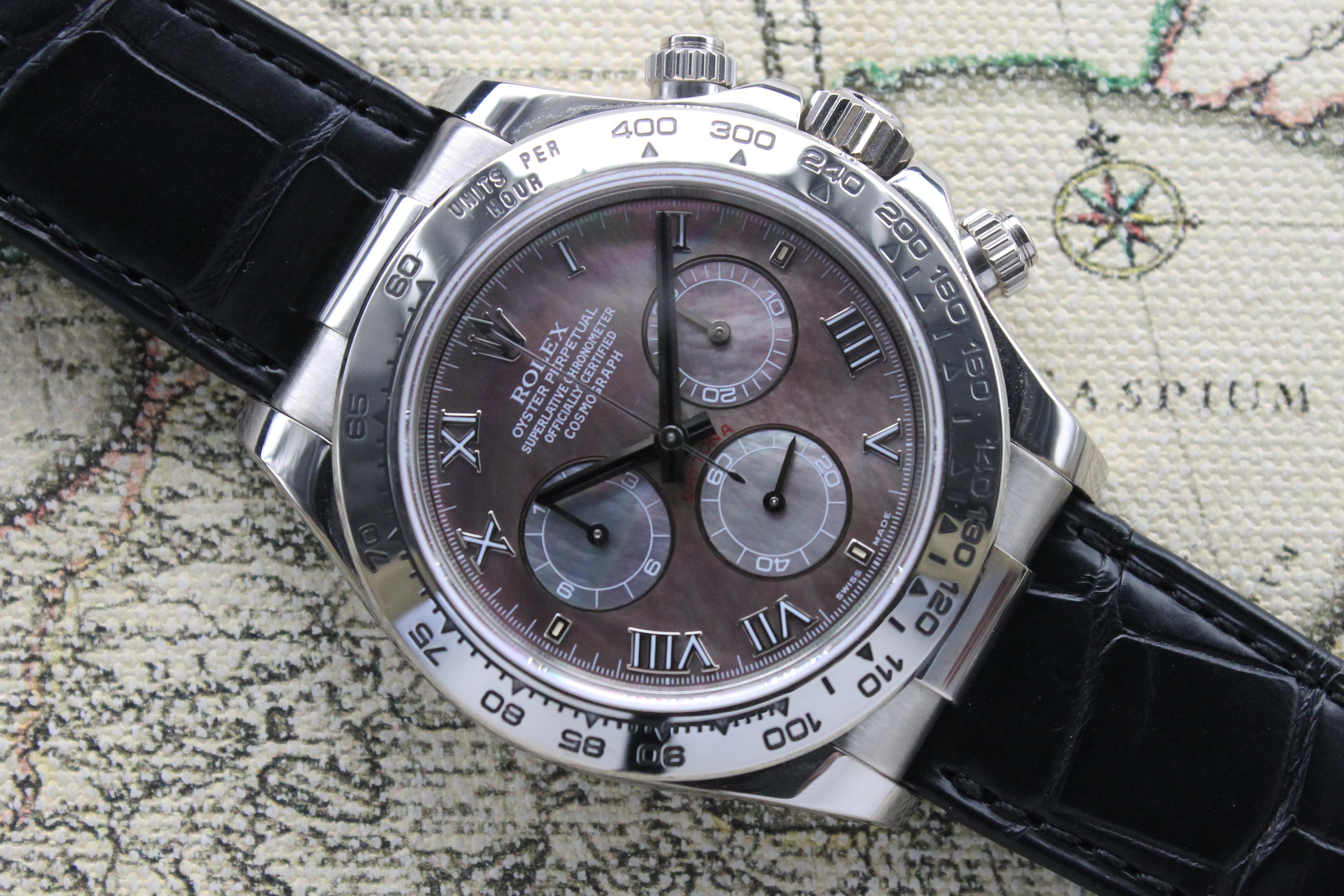 2004 Rolex Daytona Tahitian MOP Dial Ref. 116519 (with Certificate)