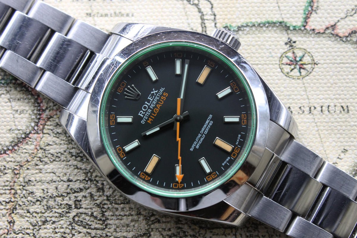 2009 Rolex Milgauss Ref. 11600GV (Box & Papers)