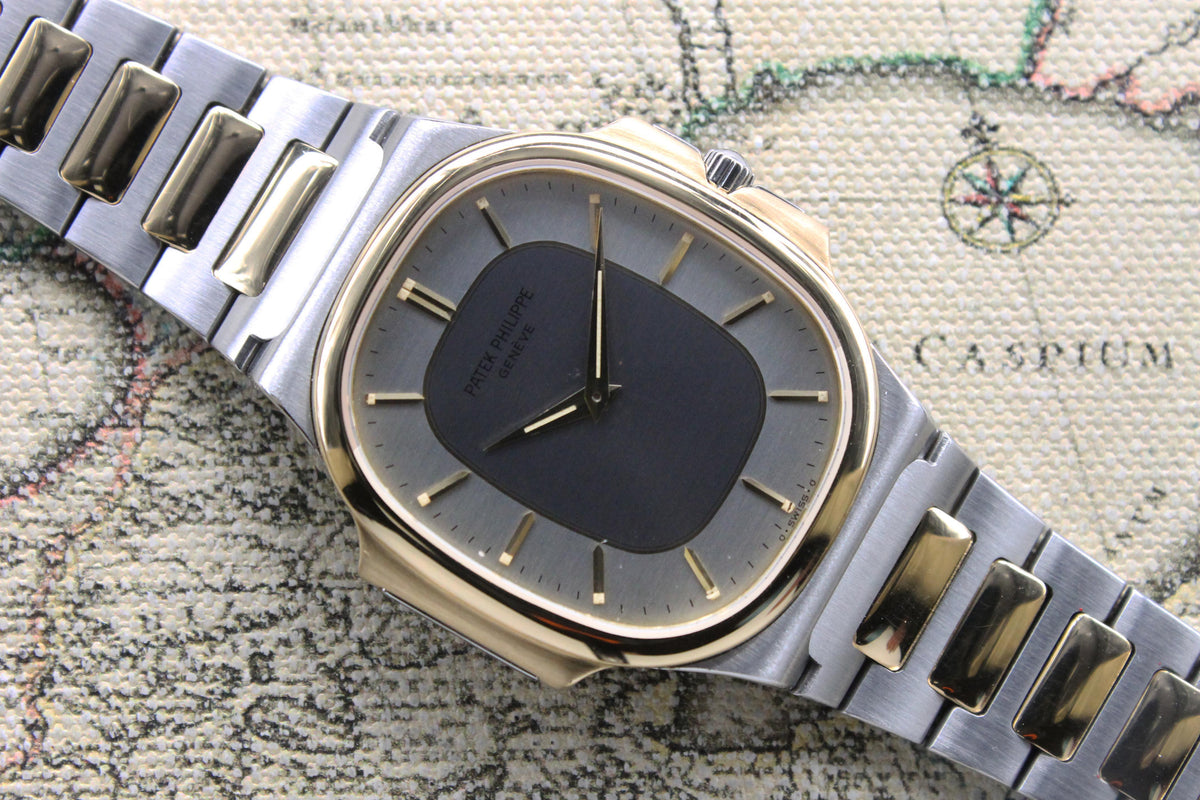 1980's Patek Philippe Nautillipse St/G Ref. 3770 (with Box and Service Papers)
