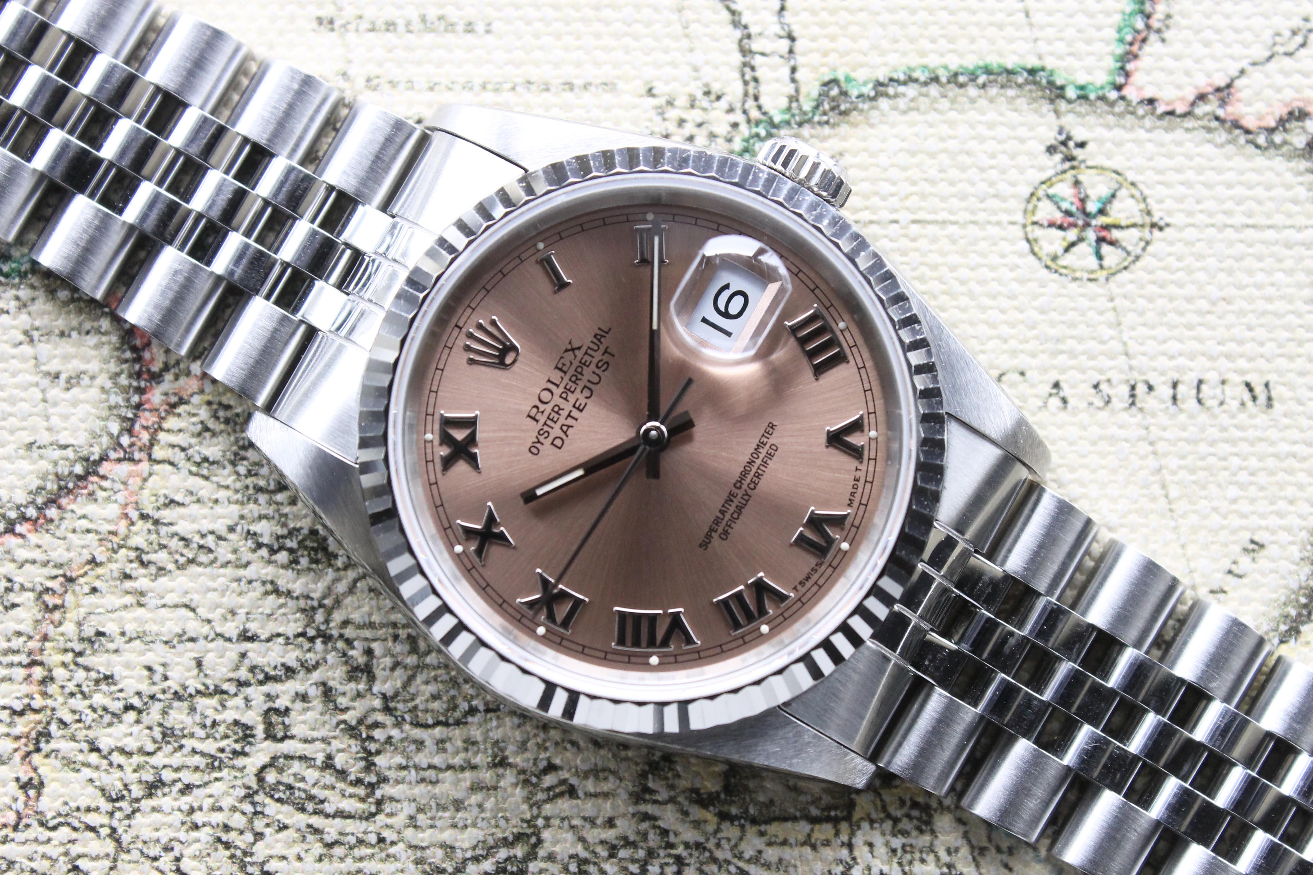 1993 Rolex Datejust St/WG Salmon Dial Ref. 16234
