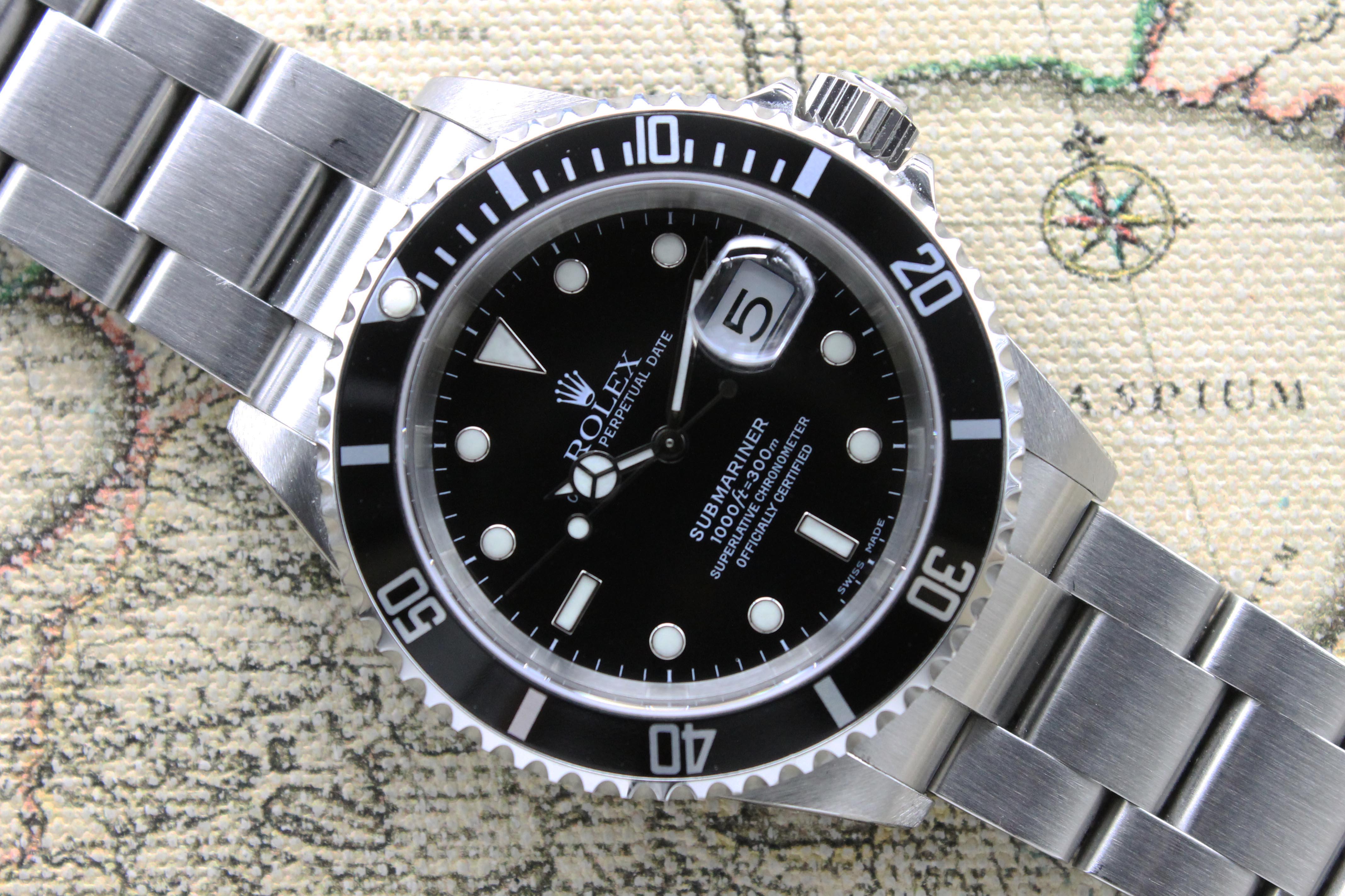 2004 Rolex Submariner Unpolished Ref. 16610