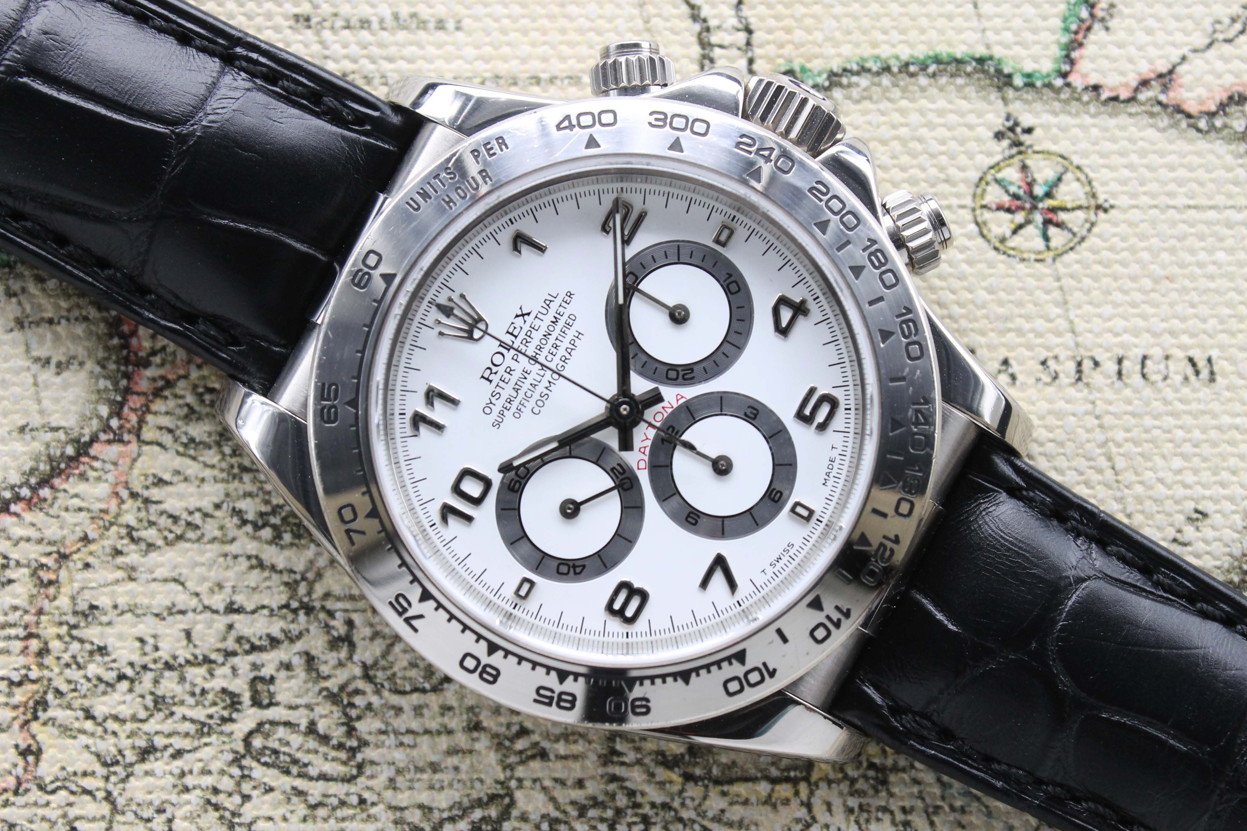 1997 Rolex Daytona WG Tritium Zenith Movement Ref.16519
