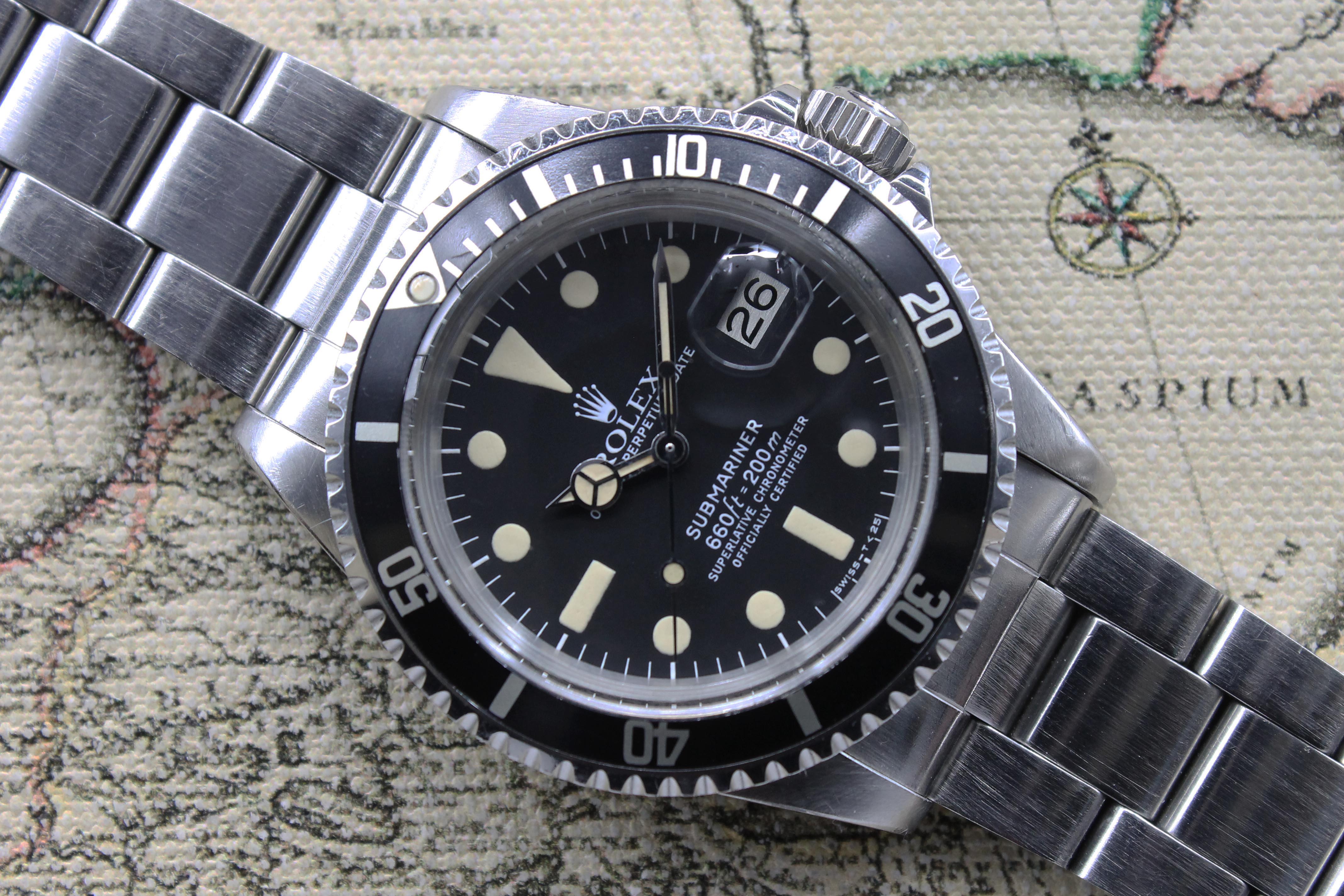 1978 Rolex Submariner MK1 Dial Ref. 1680 (with Service Paper from Rolliworks from 2019)