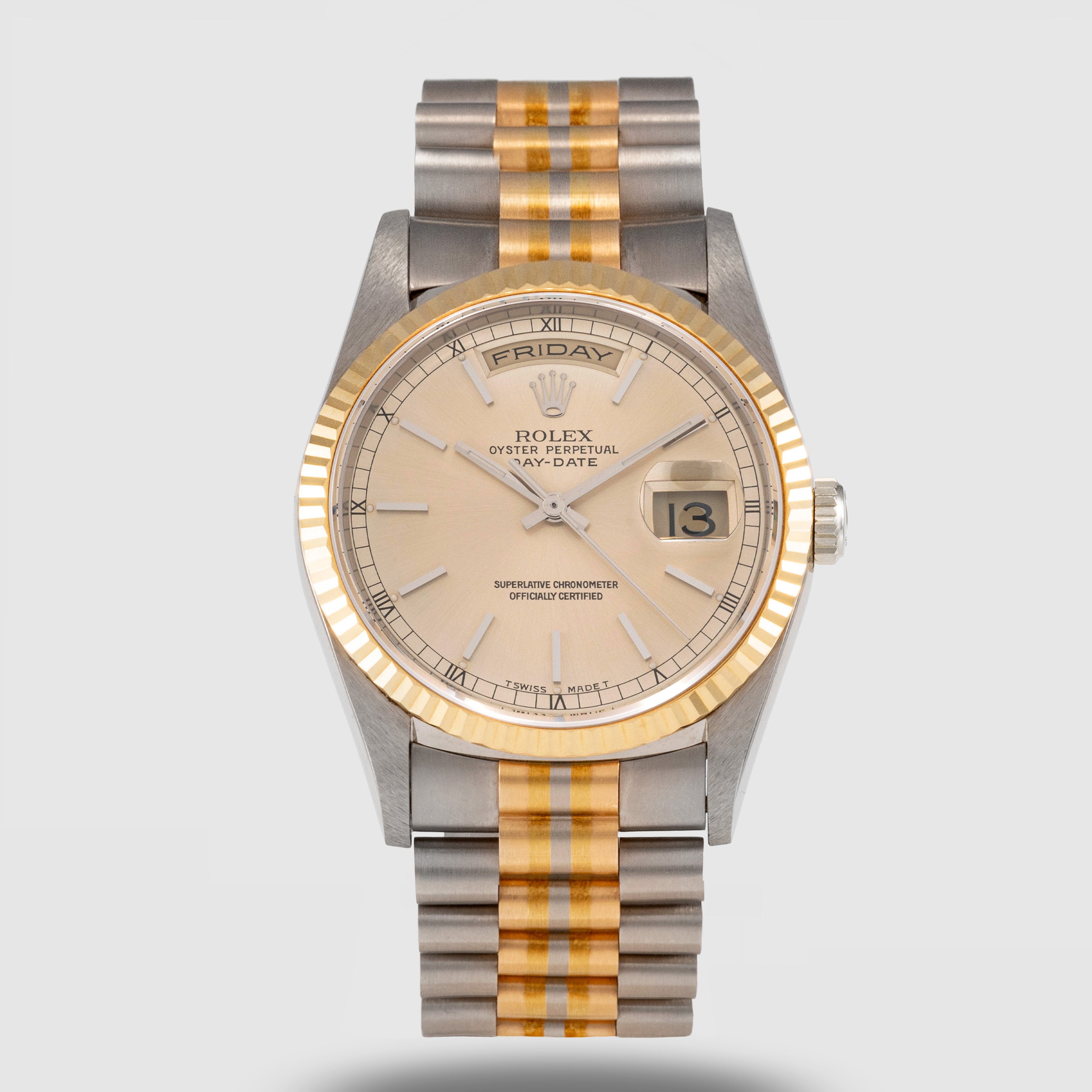 1993 Rolex Day Date Tridor Ref. 18239B (with Papers & RSC)