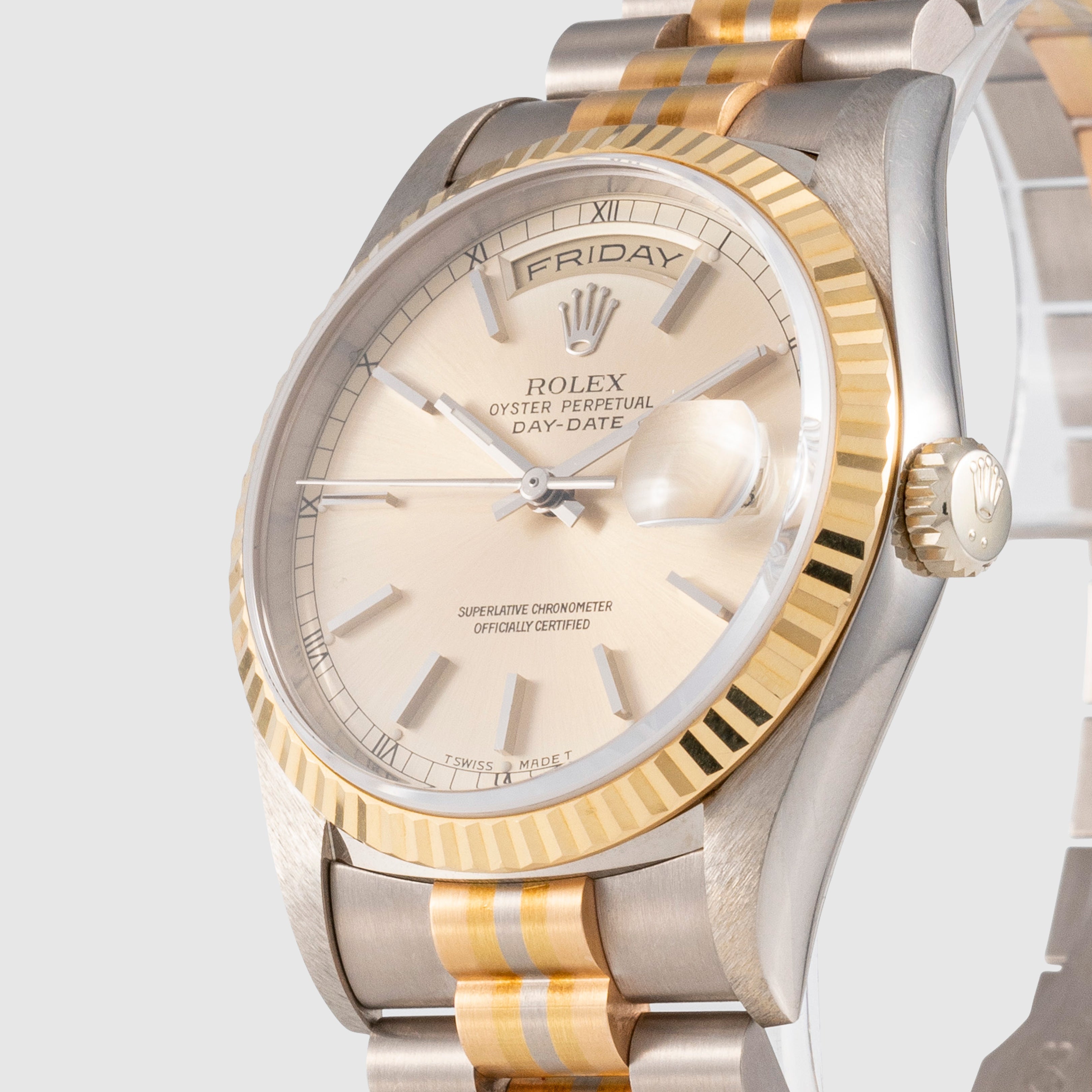 1993 Rolex Day Date Tridor Ref. 18239B (with Papers & RSC)