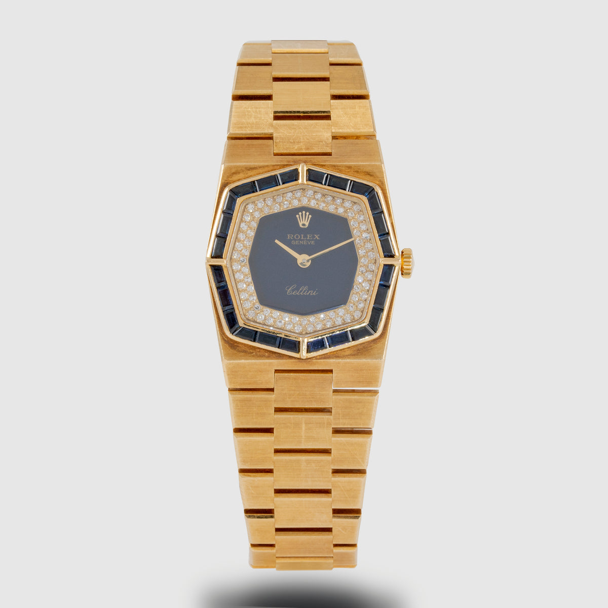 1981 Rolex Lady Cellini Factory Baguettes & Diamonds Ref. 5018