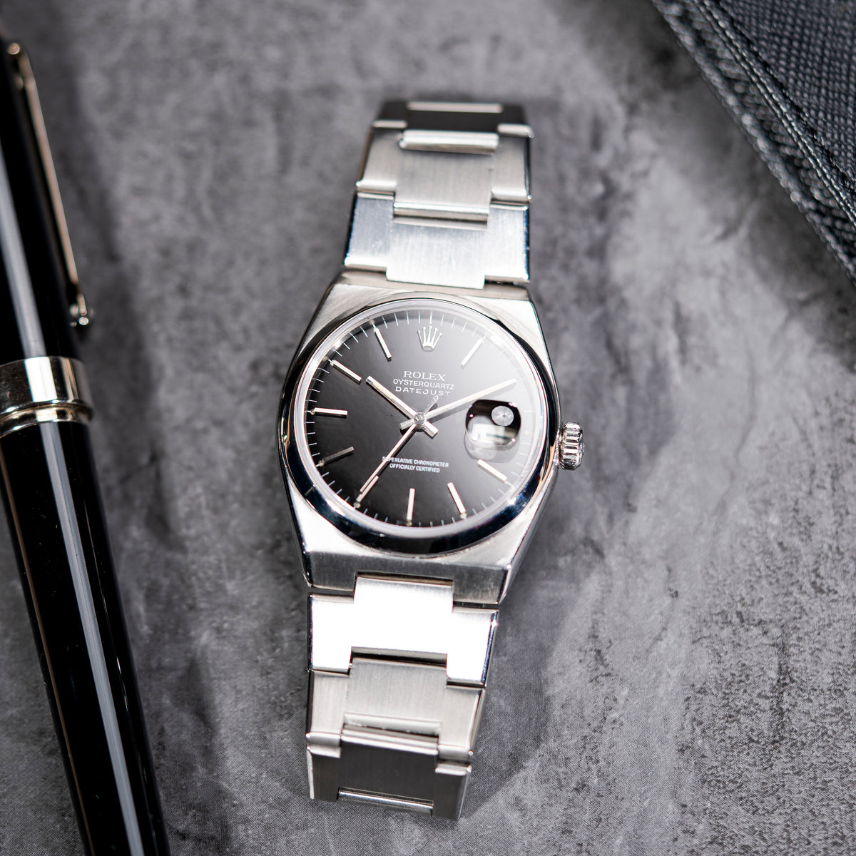 1987 Rolex Oysterquartz Black Dial Ref. 17000