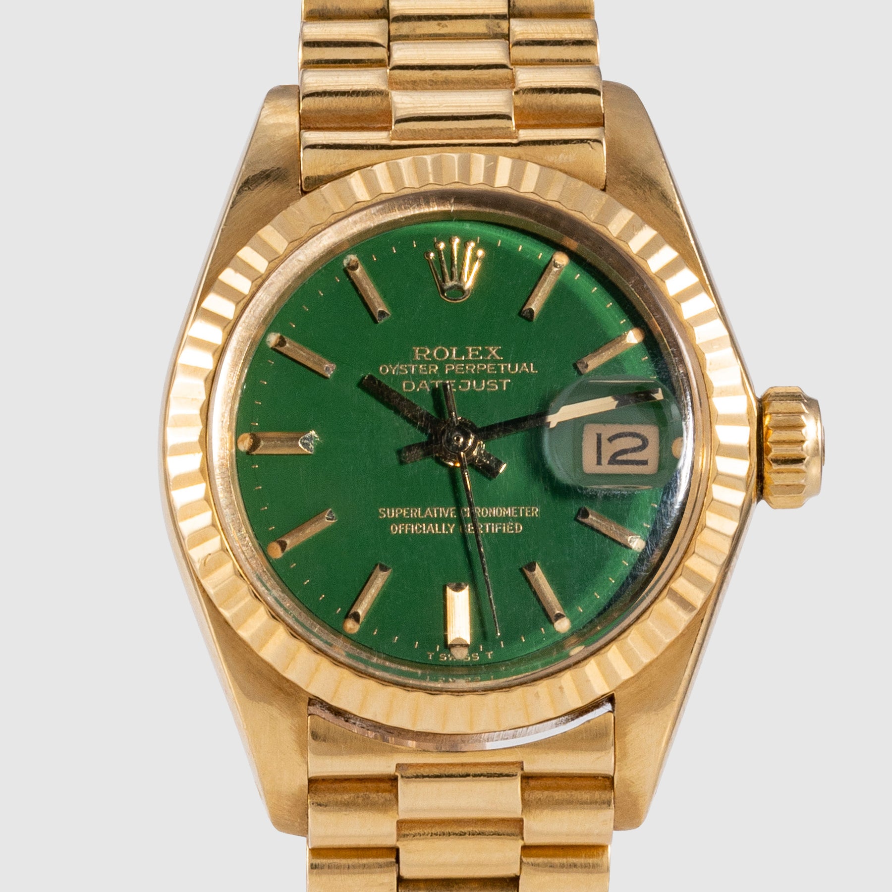 1979 Rolex Datejust Green Stella Dial Ref. 6917