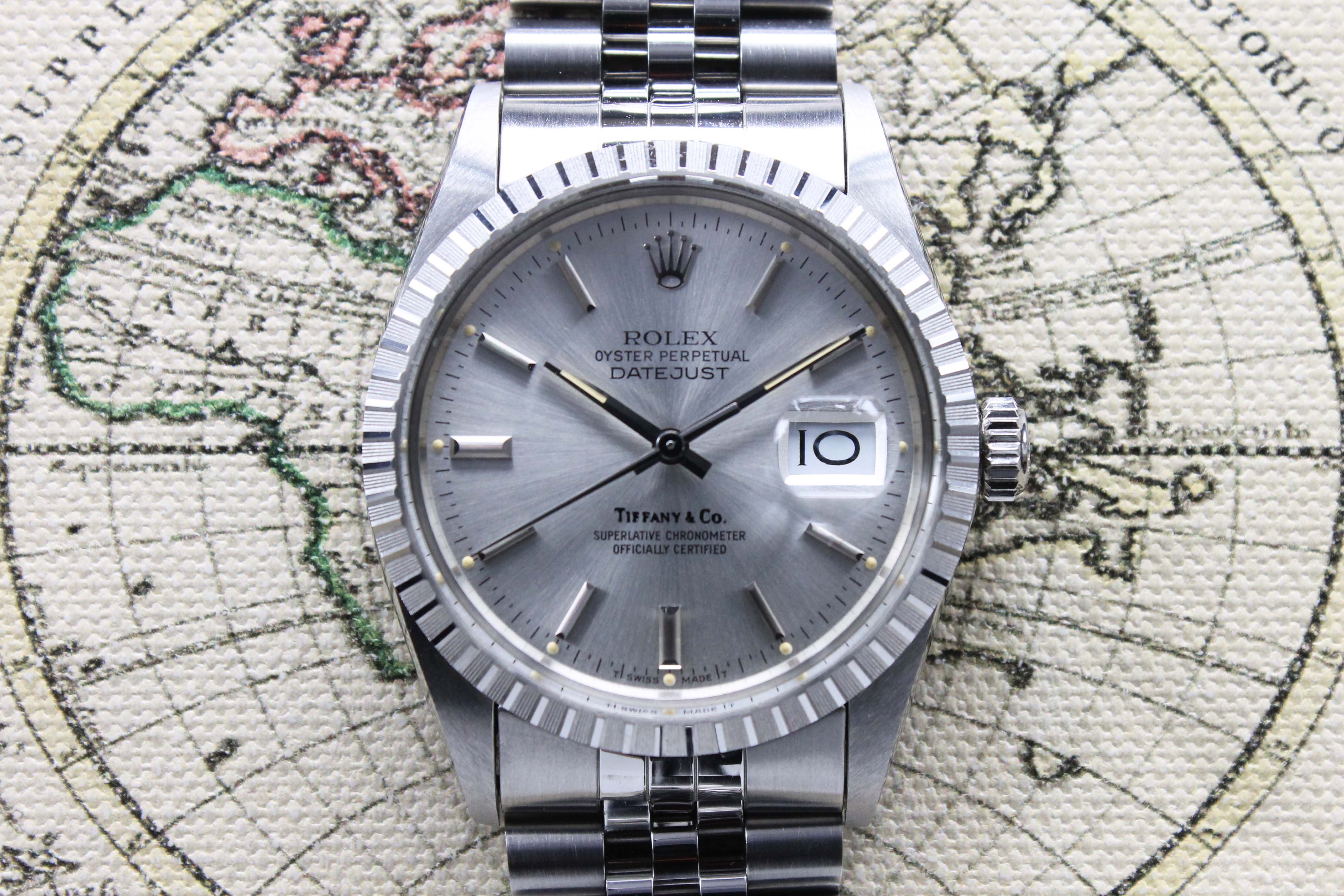 1987 Rolex Datejust NOS Tiffany & Co. Ref. 16030 (Full Set)