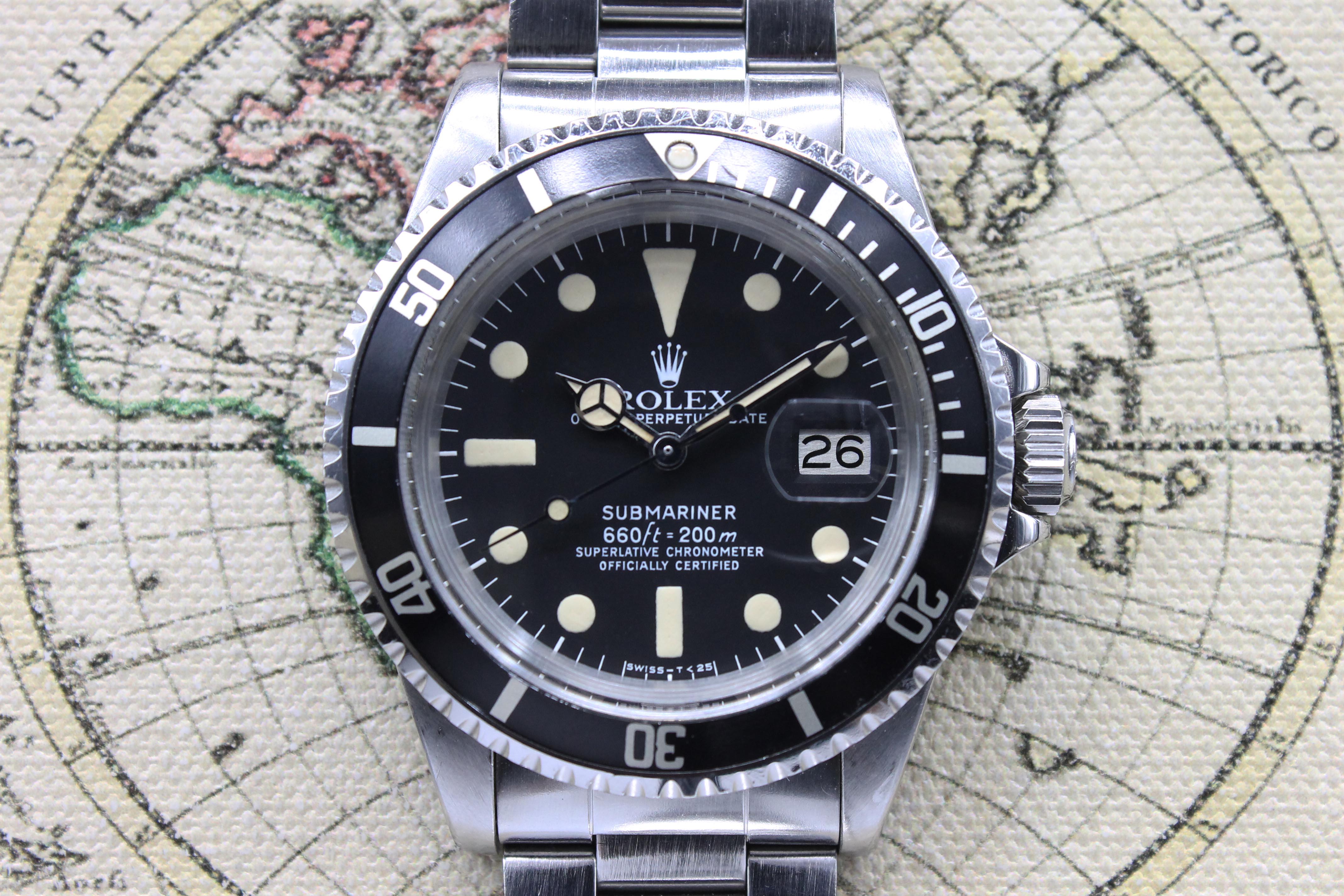 1978 Rolex Submariner MK1 Dial Ref. 1680 (with Service Paper from Rolliworks from 2019)