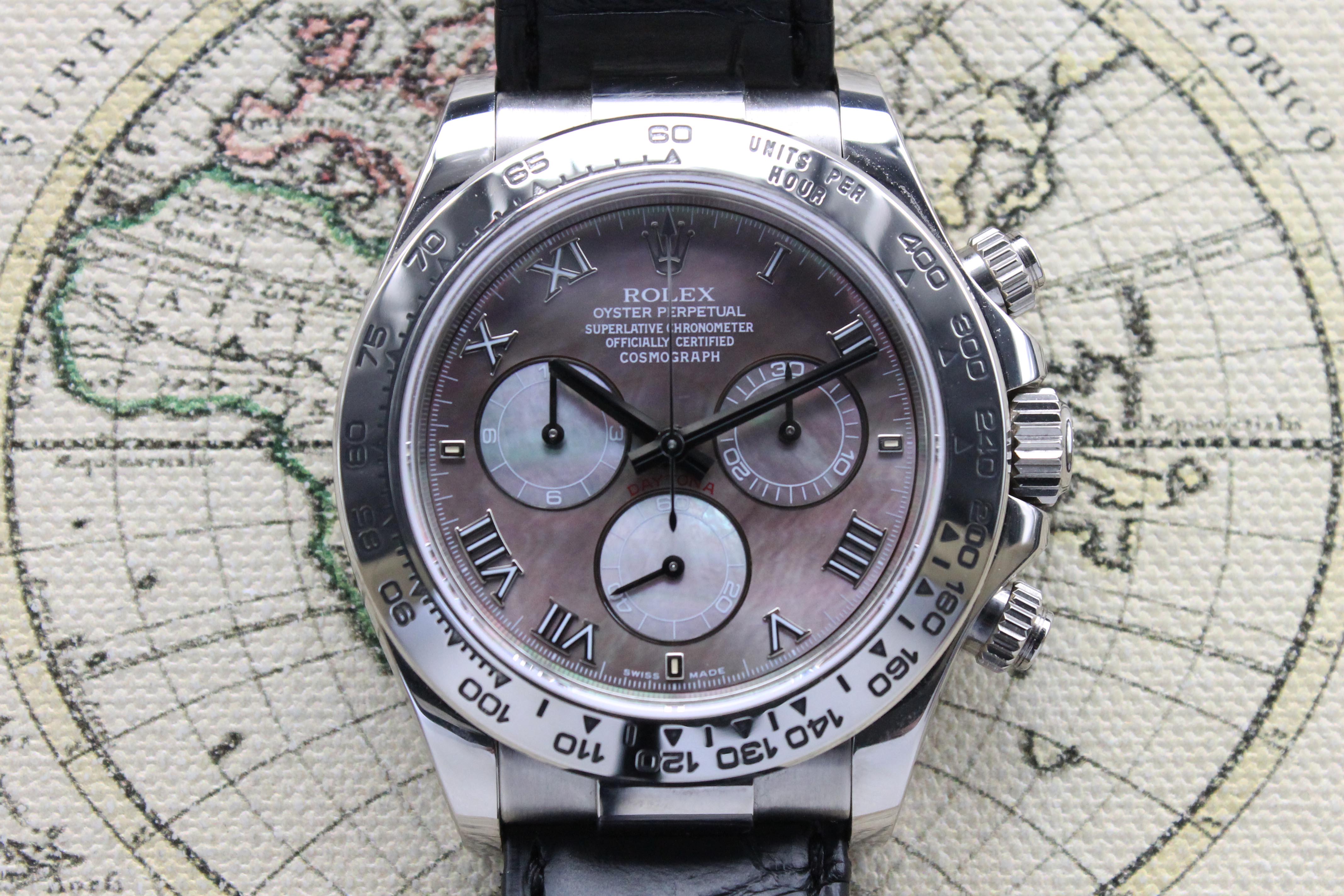 2004 Rolex Daytona Tahitian MOP Dial Ref. 116519 (with Certificate)