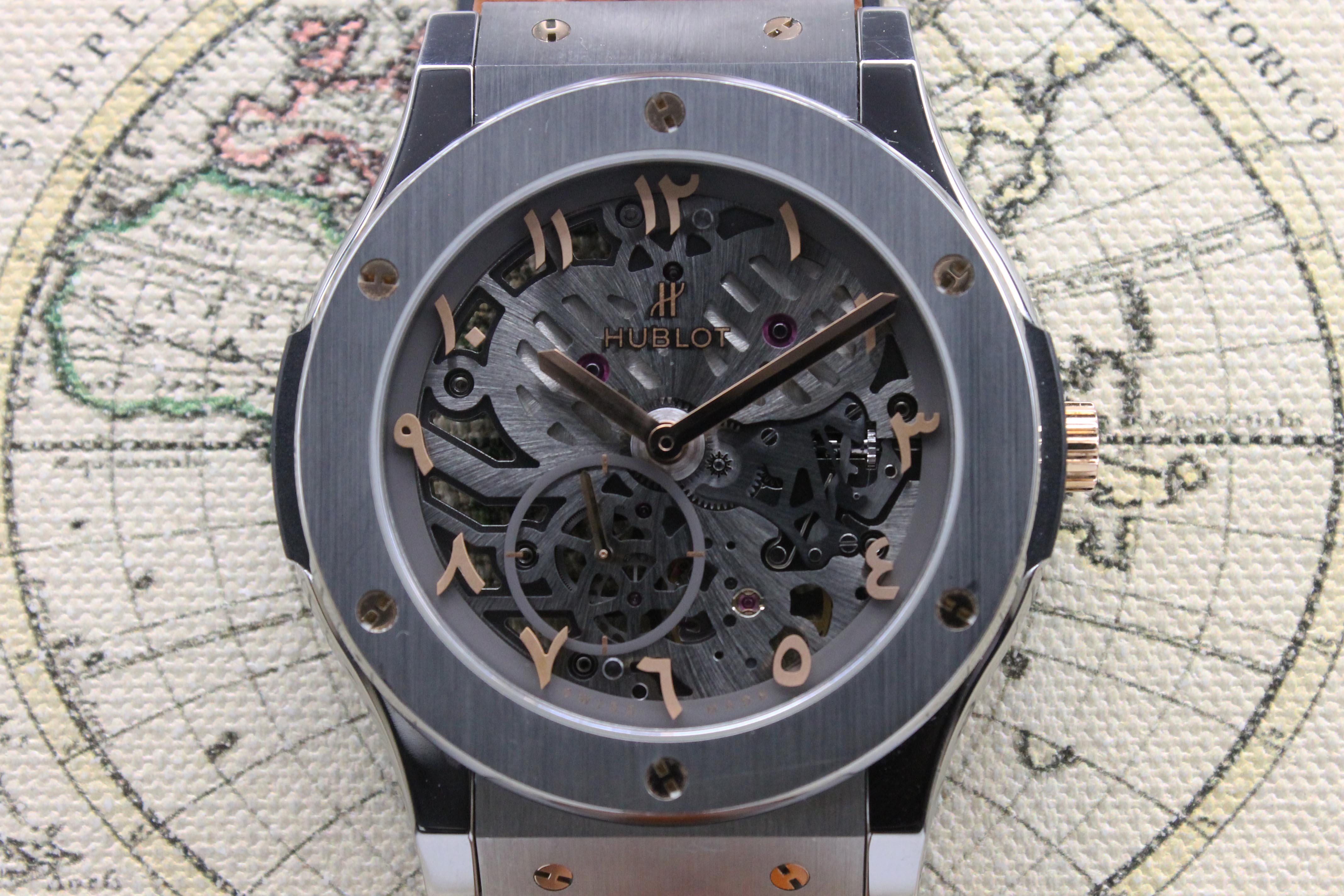 2016 Hublot Classic Fusion Vision III Dubai Edition Ref. H286 075/100 (Full Set)