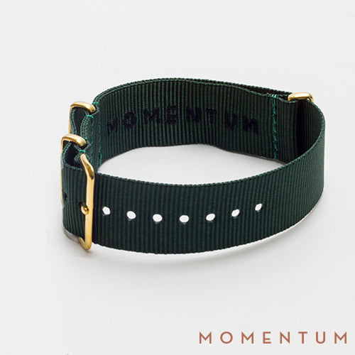 Nato Strap Dark Green - Momentum Dubai