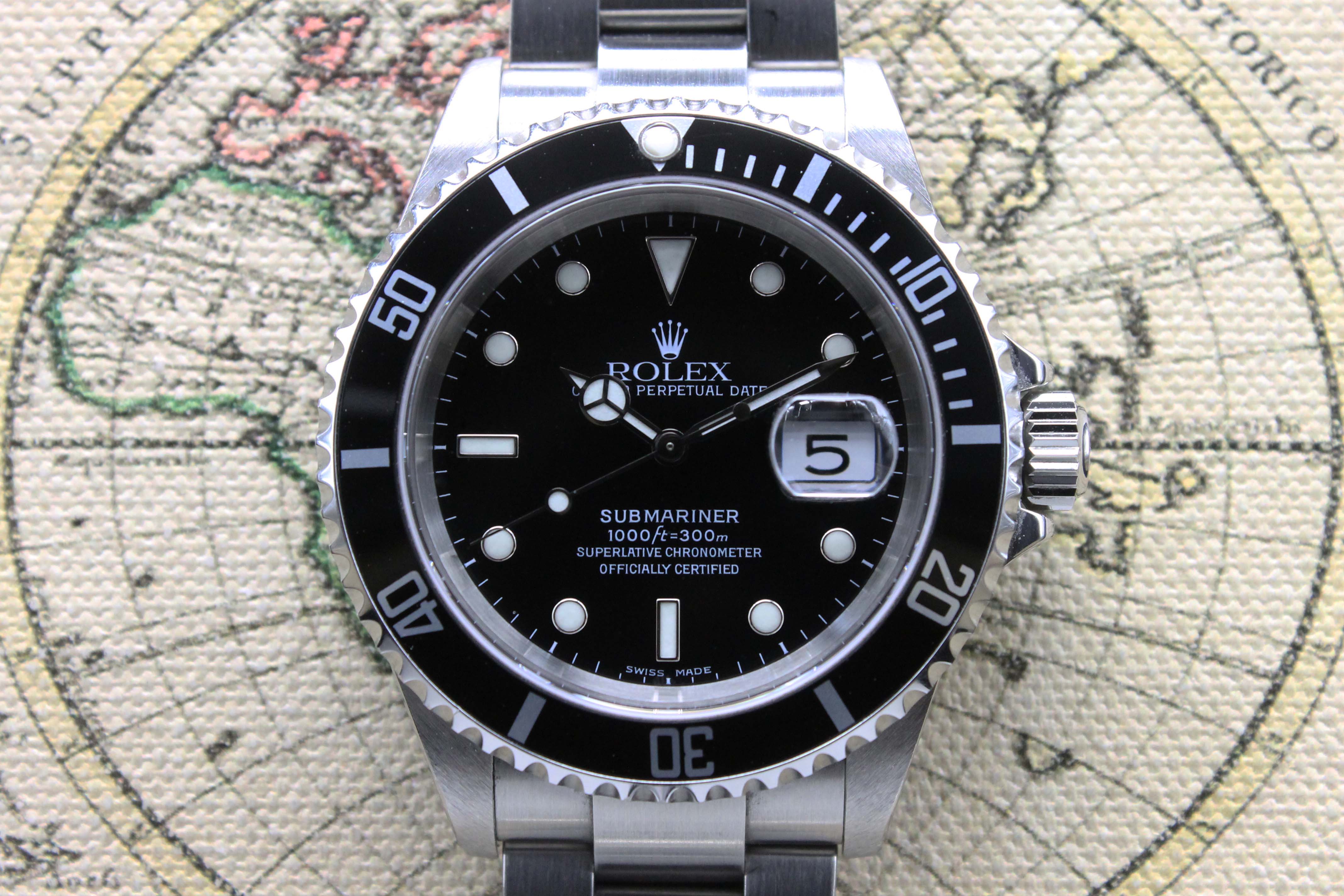 2004 Rolex Submariner Unpolished Ref. 16610