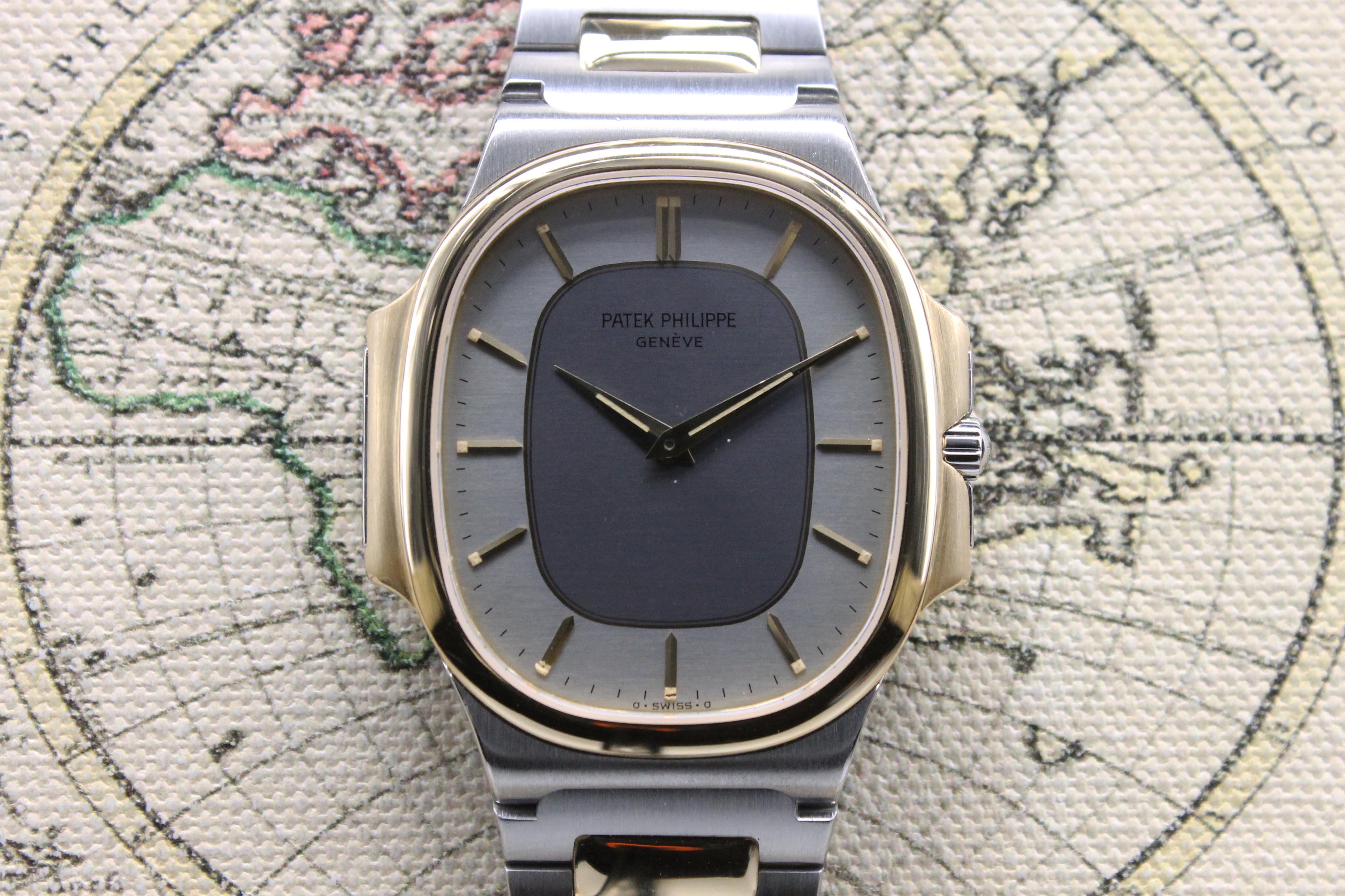 1980's Patek Philippe Nautillipse St/G Ref. 3770 (with Box and Service Papers)