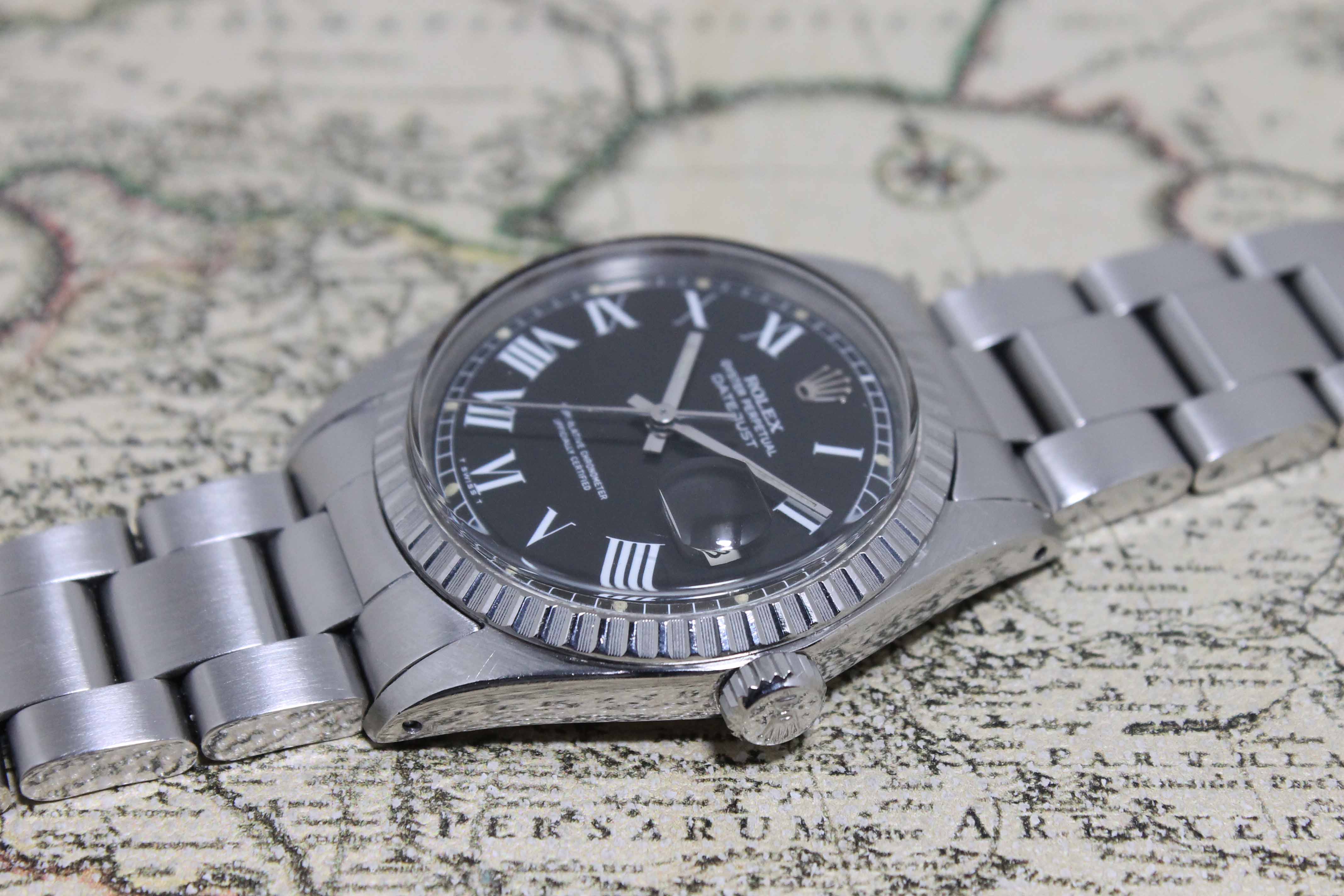 1974 Rolex Datejust Grey Buckley Dial Ref. 1603