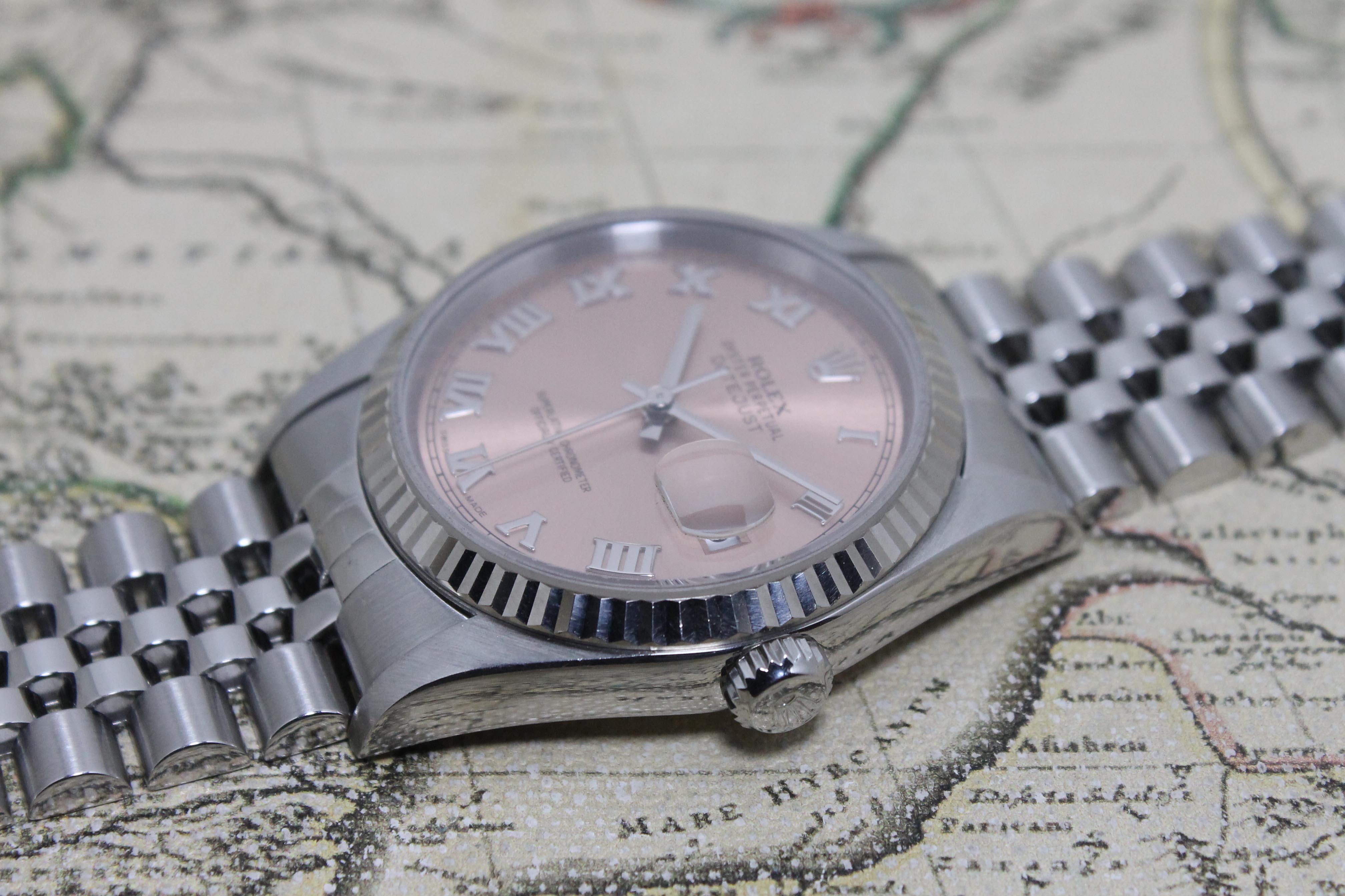 2003 Rolex Datejust St/WG Salmon Dial Ref. 16234