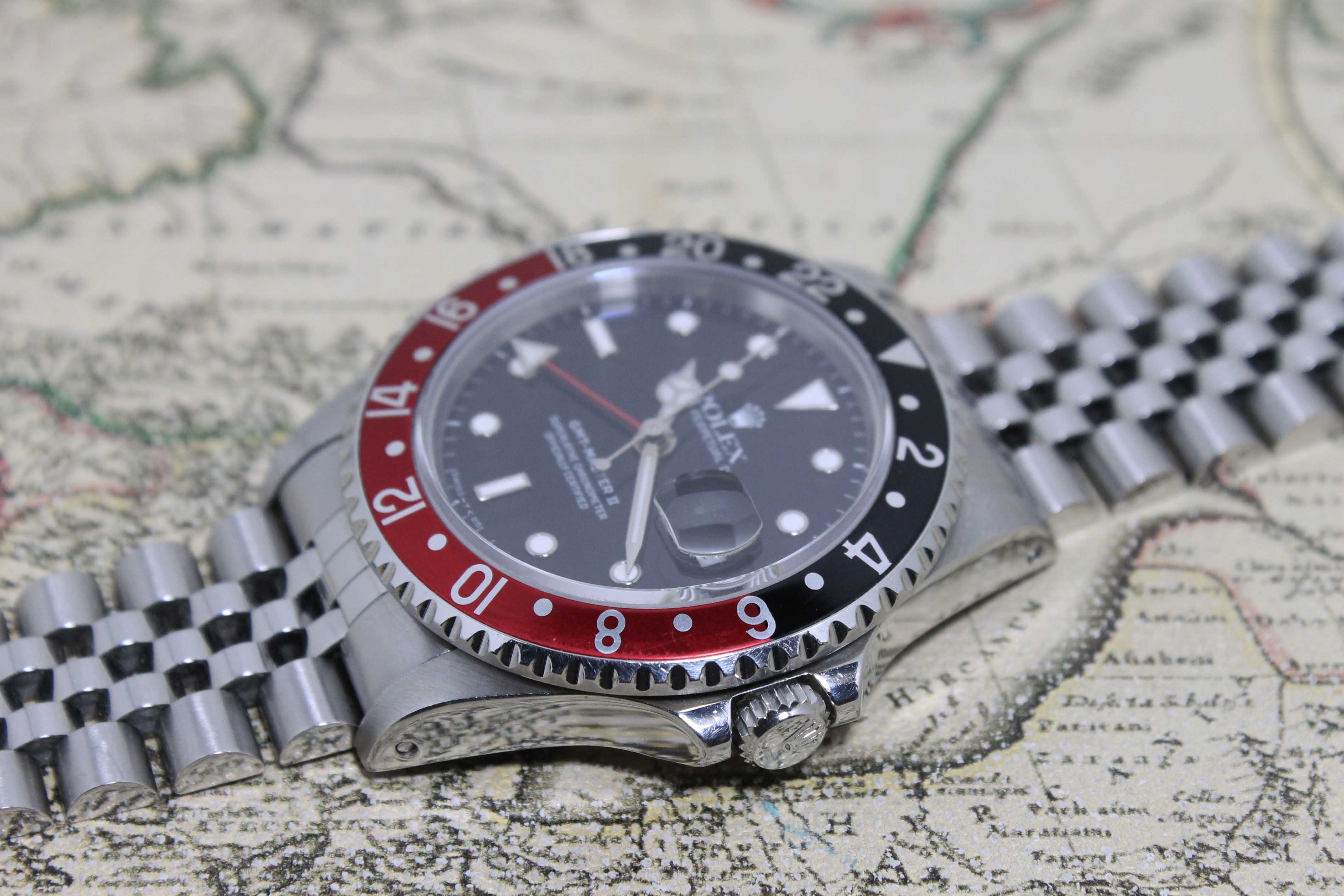 1991 Rolex GMT Master Coke Tritium Dial Ref. 16710 (Full Set)
