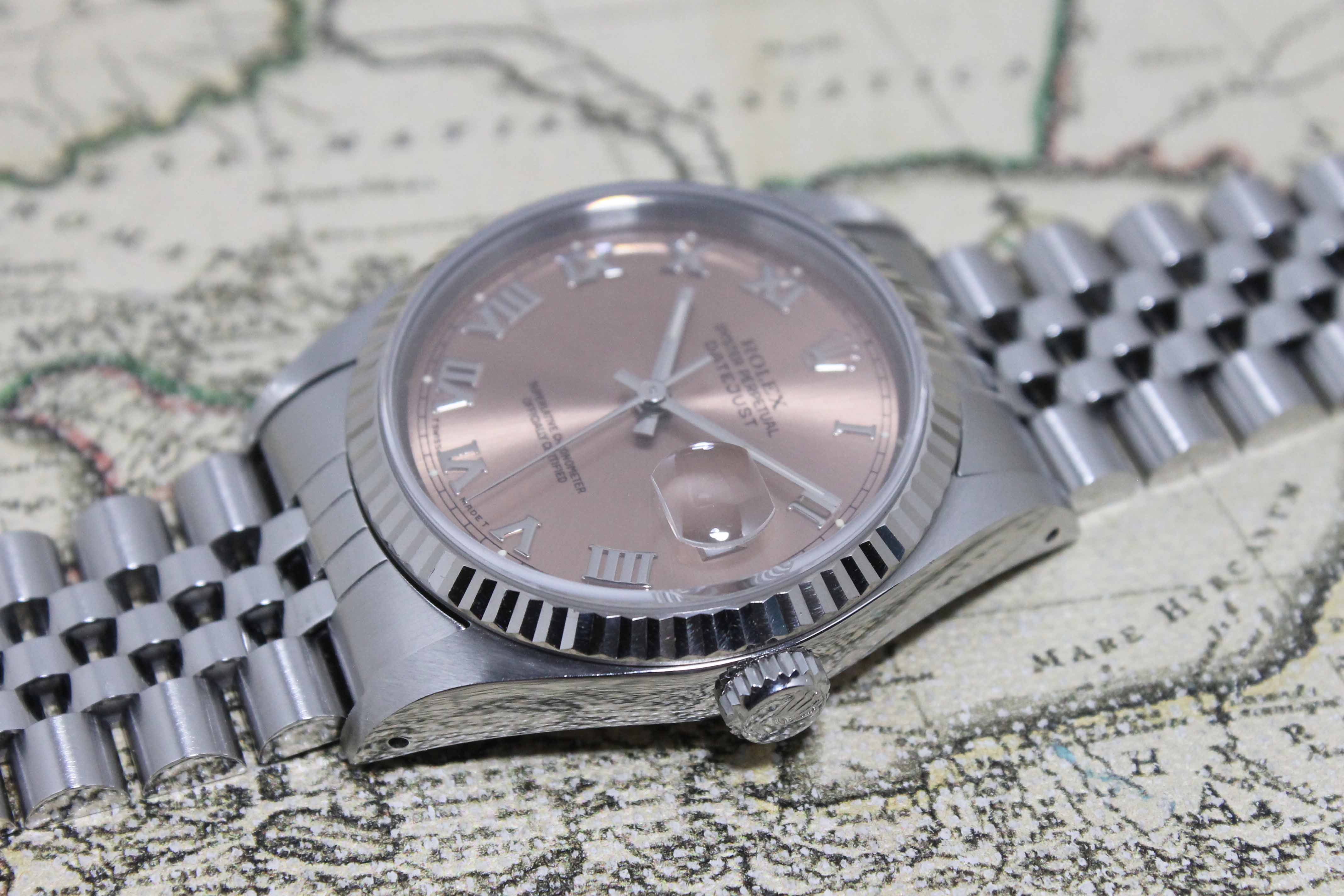 1993 Rolex Datejust St/WG Salmon Dial Ref. 16234