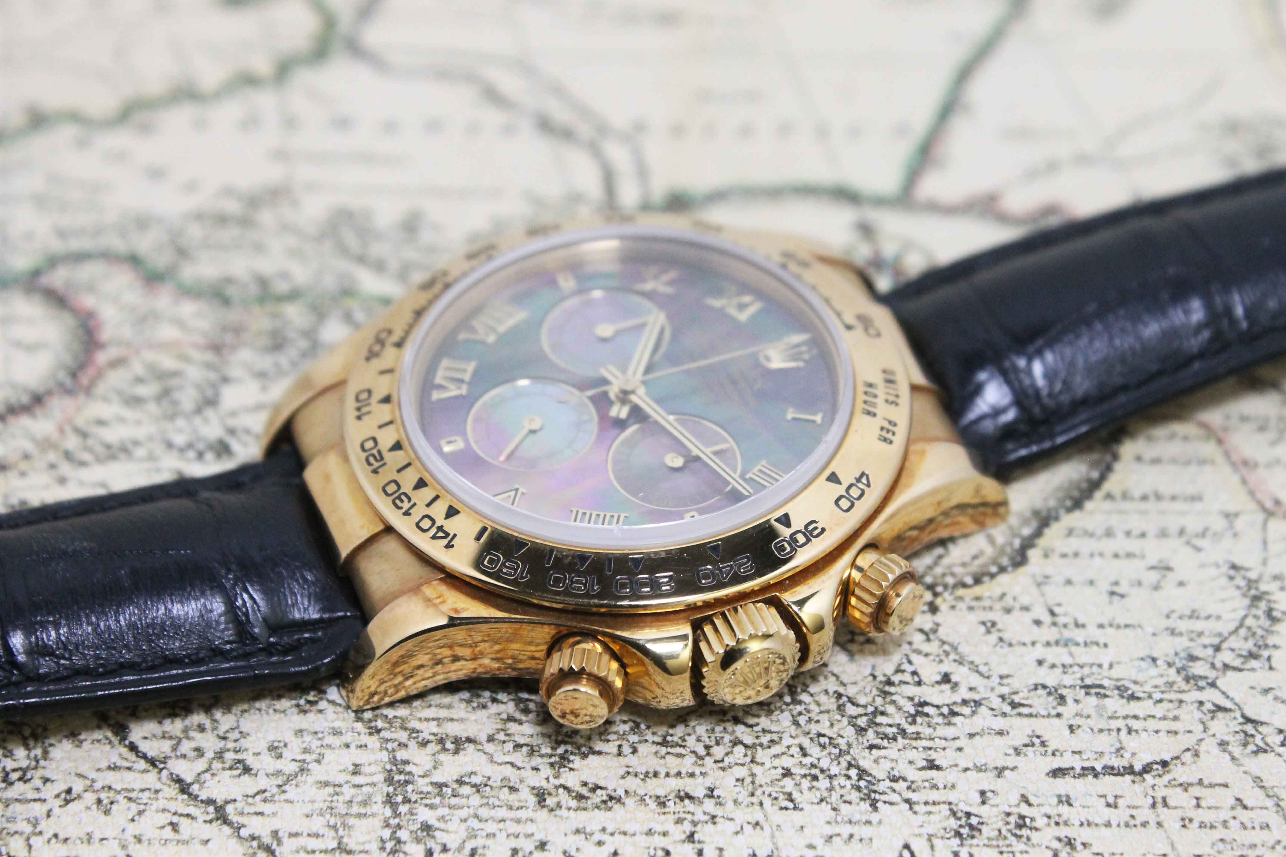 2000 Rolex Daytona Tahitian MOP Dial Ref. 116518 (with Papers)