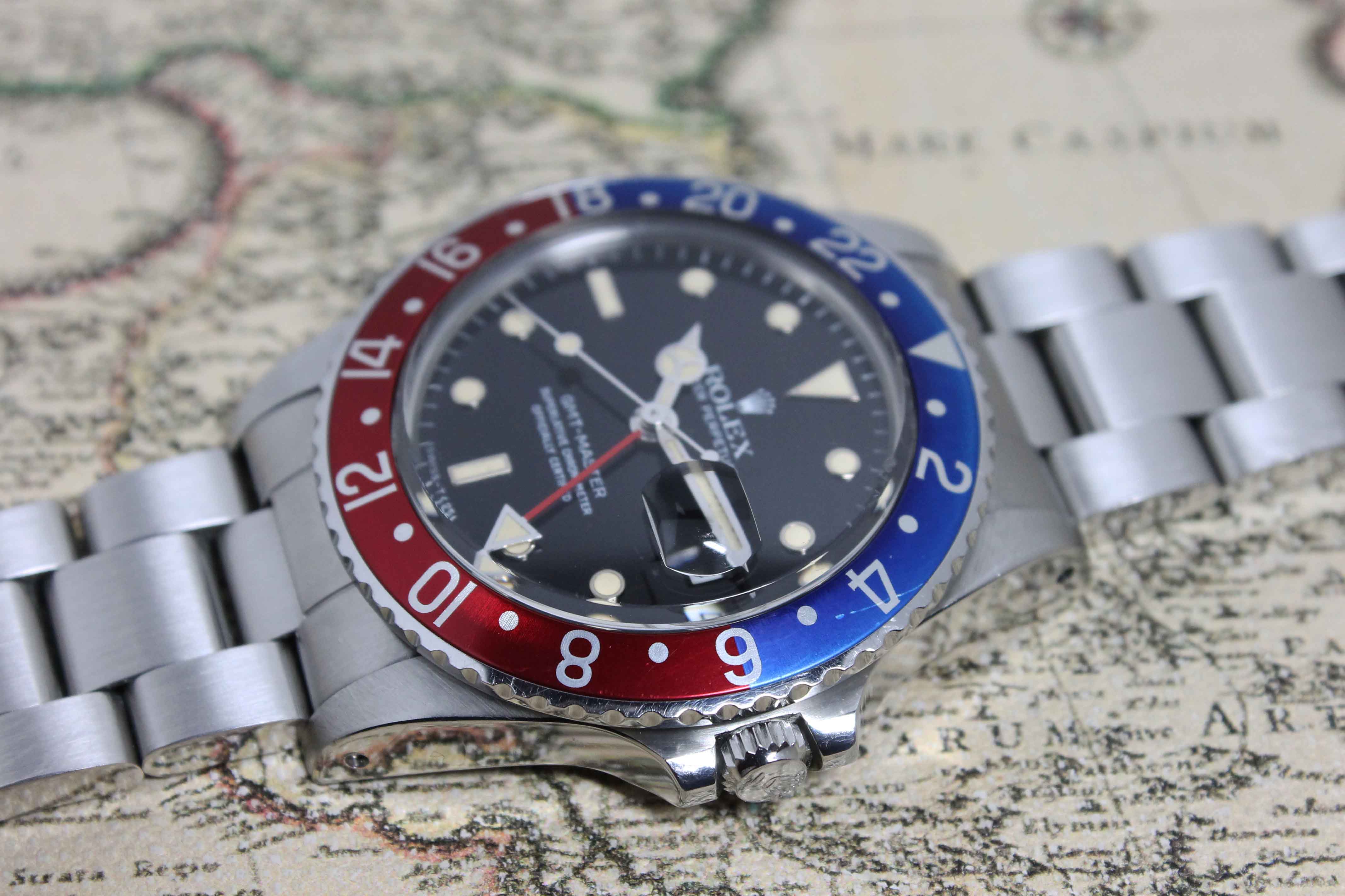 1984 Rolex GMT Master Glossy Dial Ref. 16750