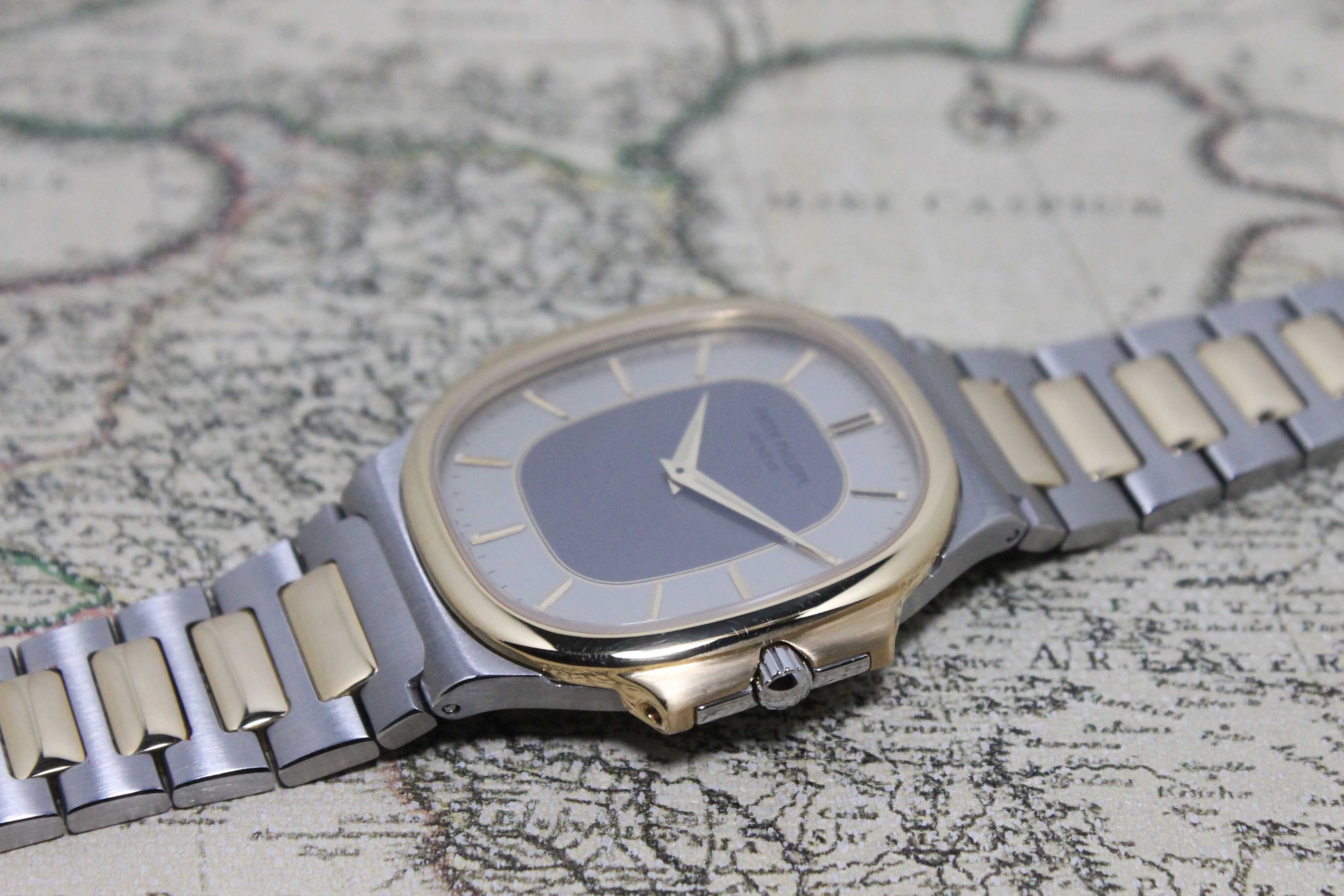 1980's Patek Philippe Nautillipse St/G Ref. 3770 (with Box and Service Papers)