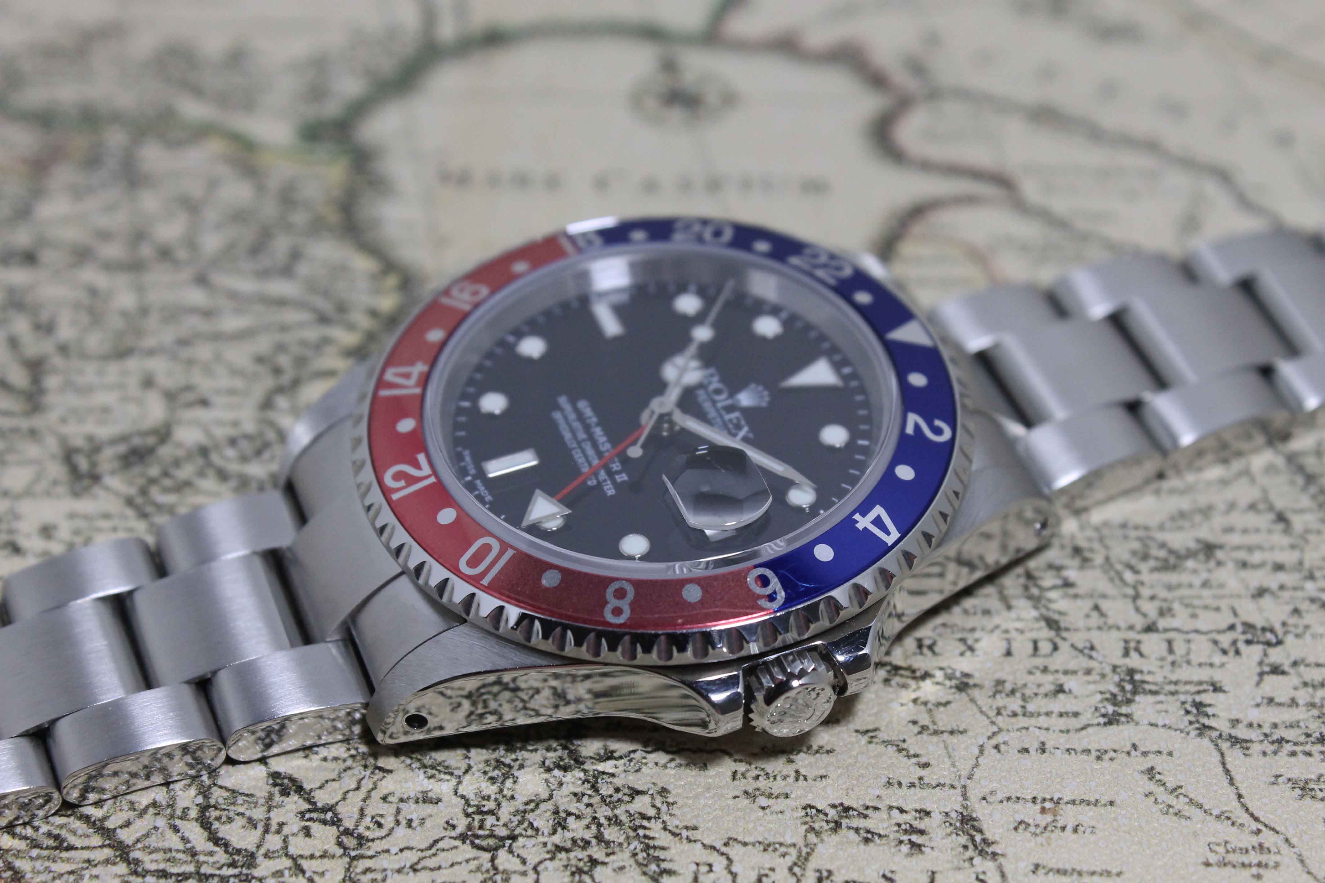 2001 Rolex GMT Master II Pepsi Ref. 16710 (Full Set)